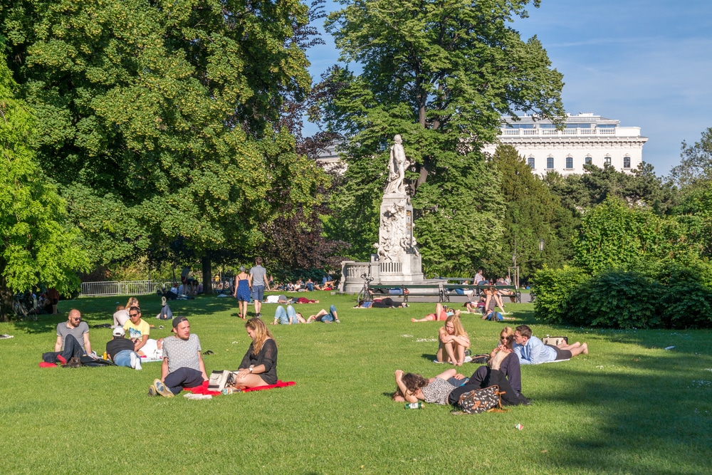 Burggarten Autofreier Platz Wien