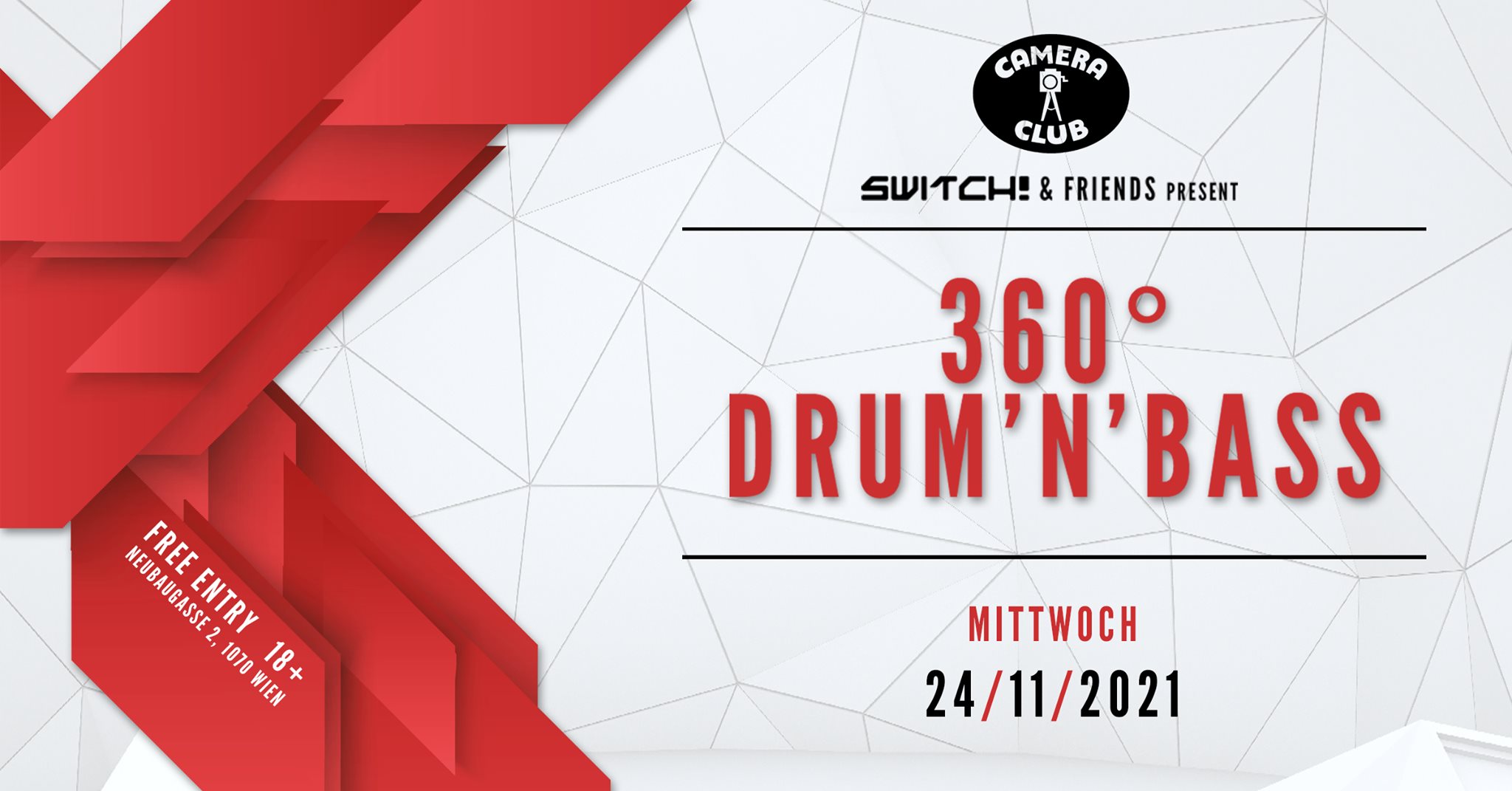 Events Wien: 360 Drum’n’Bass – Switch! & Friends