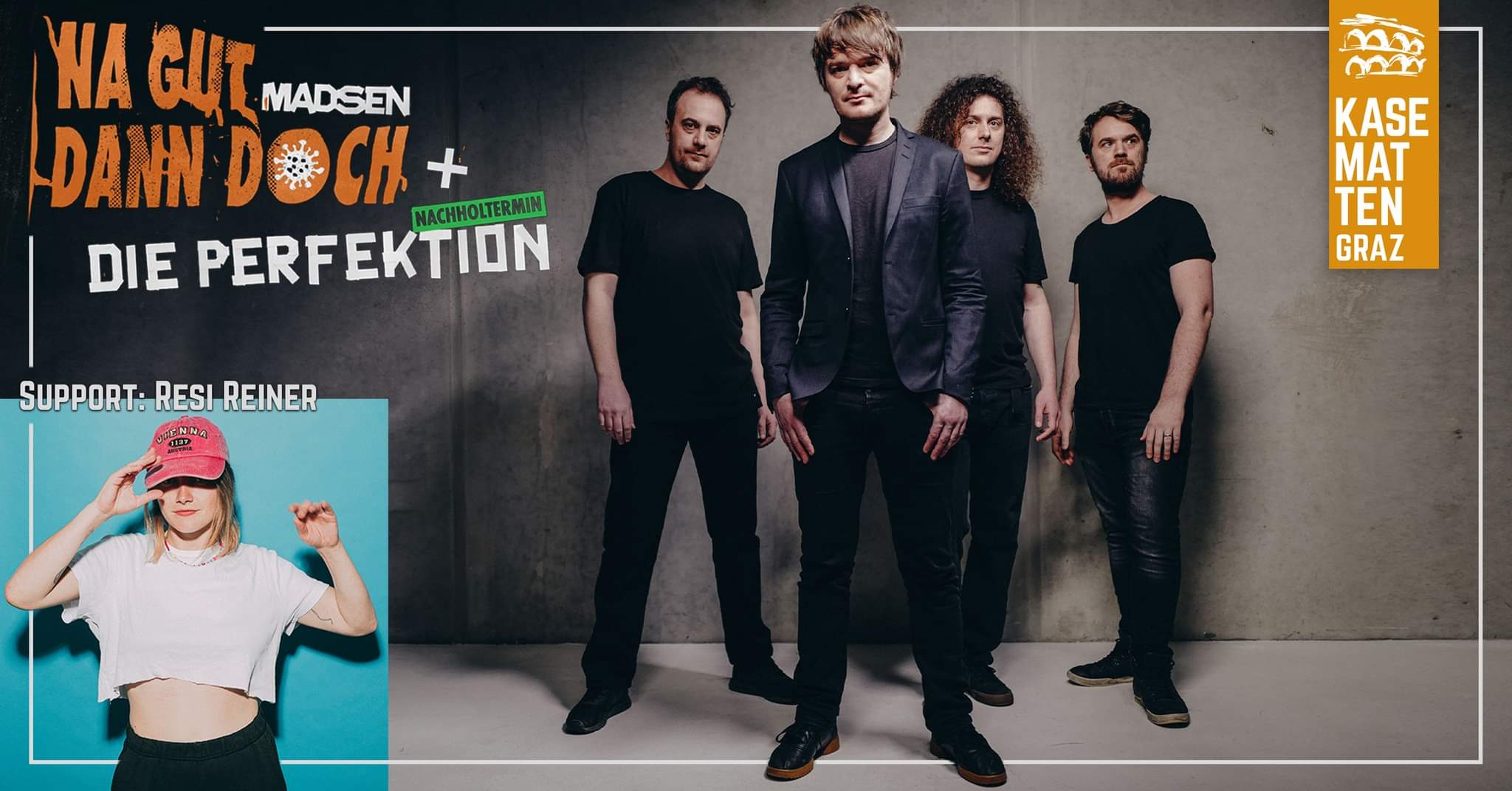 Events Wien: Madsen · Na gut, dann doch + Die Perfektion Tour · Nachholtermin