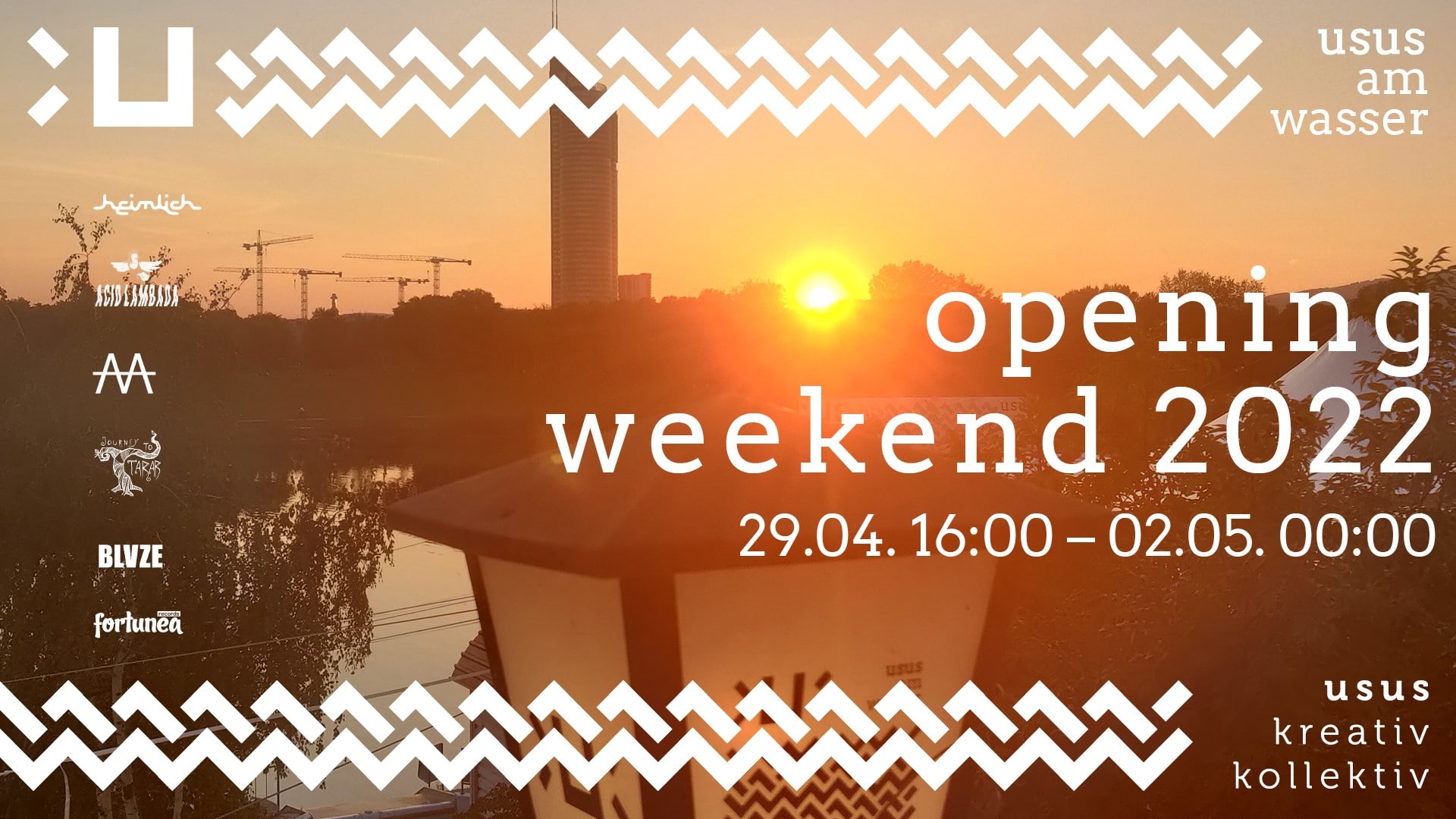 Events Wien: USUS am Wasser – Opening Weekend