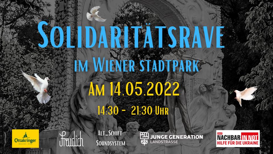 Events Wien: Solidaritätsrave im Wiener Stadtpark