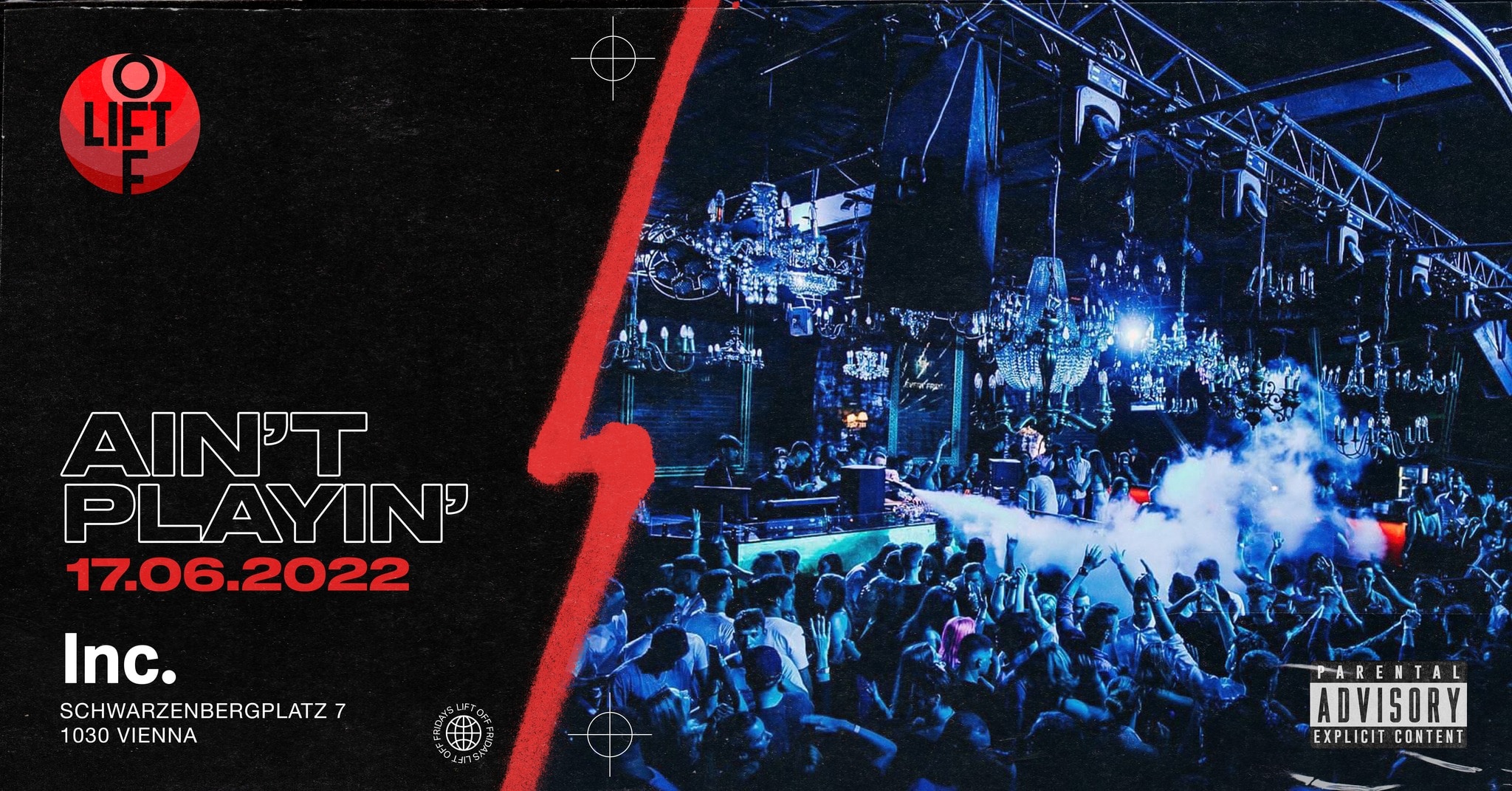 Events Wien: AIN’T PLAYIN‘ ▌17.06.2022 ▌Inc.