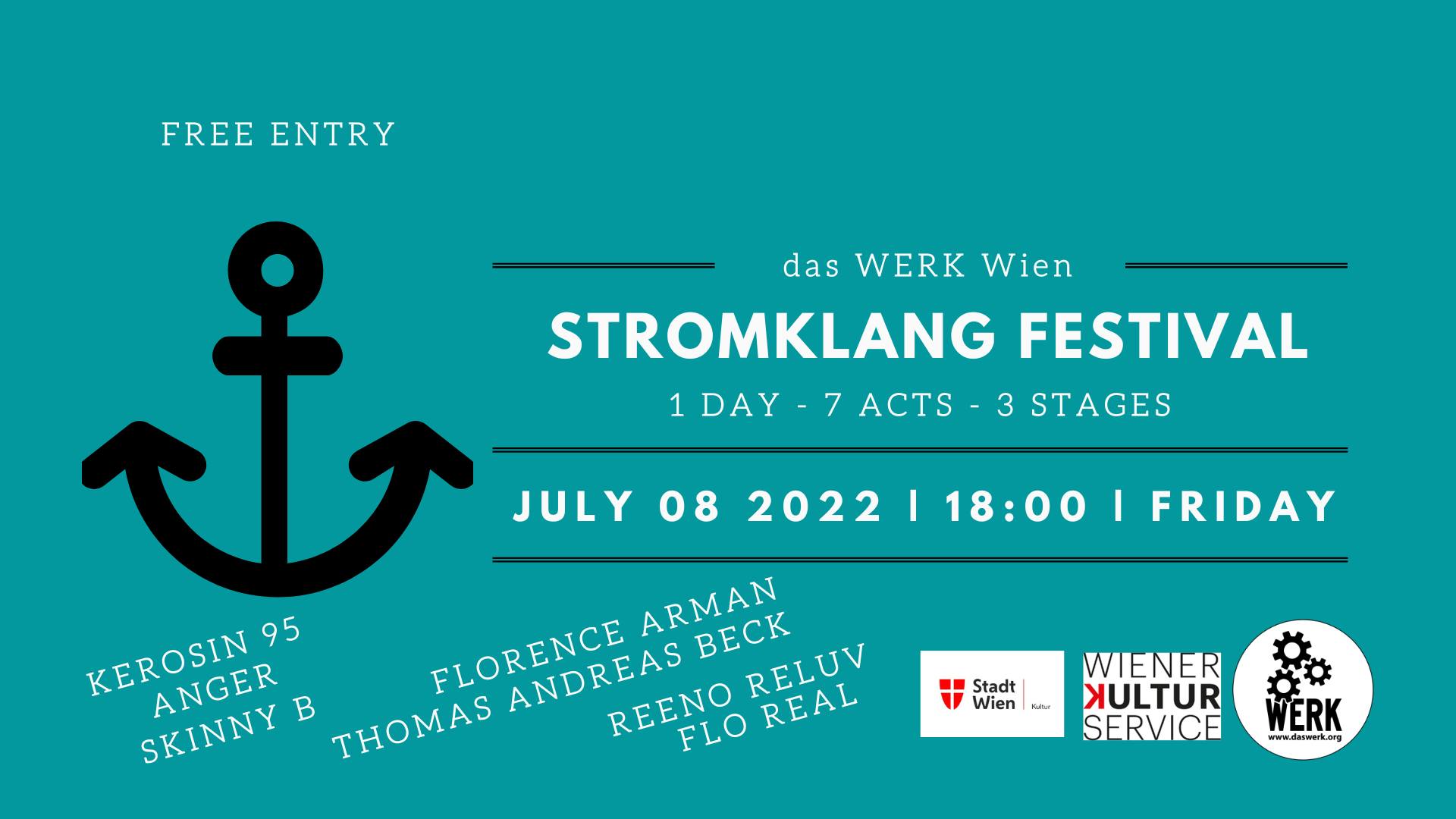 Events Wien: STROMKLANG Festival (1 DAY / 7 ACTS / 3 STAGES)