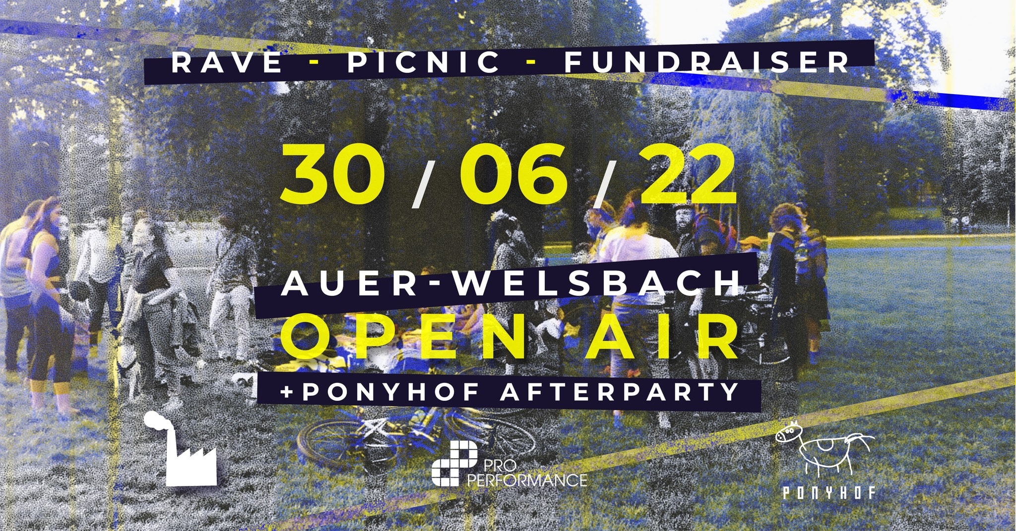 Events Wien: Rave/Picnic/Fundraiser: Auer-Welsbach Open Air + Ponyhof Afterparty