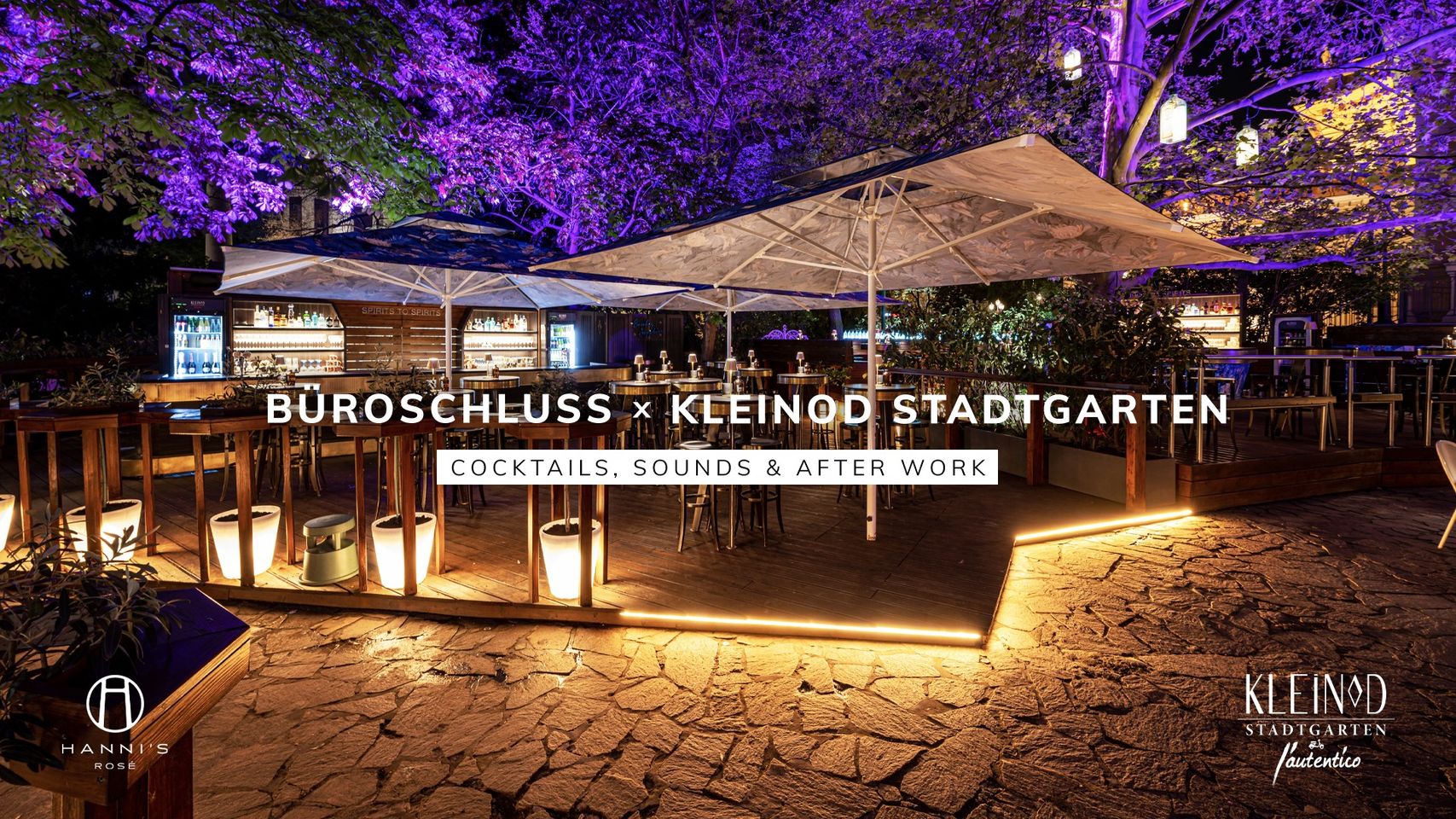 Events Wien: Büroschluss ★ Summer Cocktail ★ Kleinod Stadtgarten