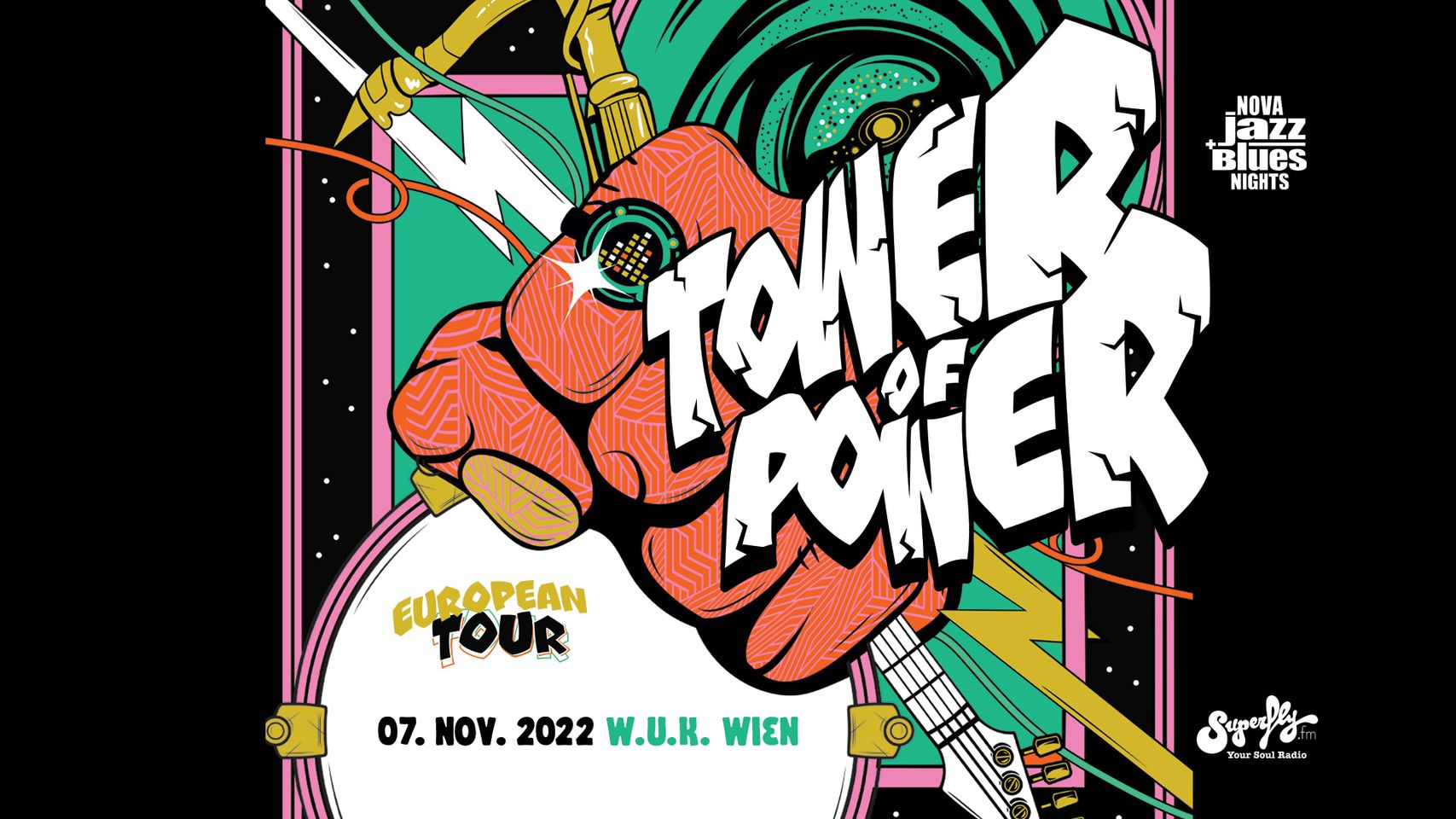 Events Wien: Tower of Power | WUK | 2022