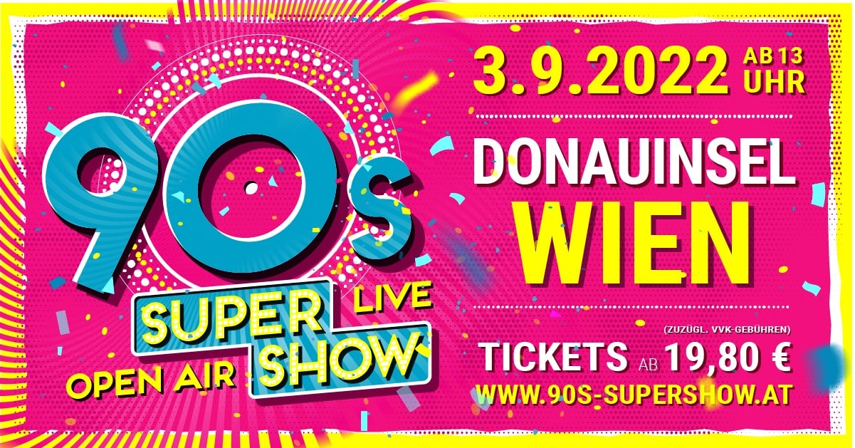 Events Wien: 90s Super Show Wien