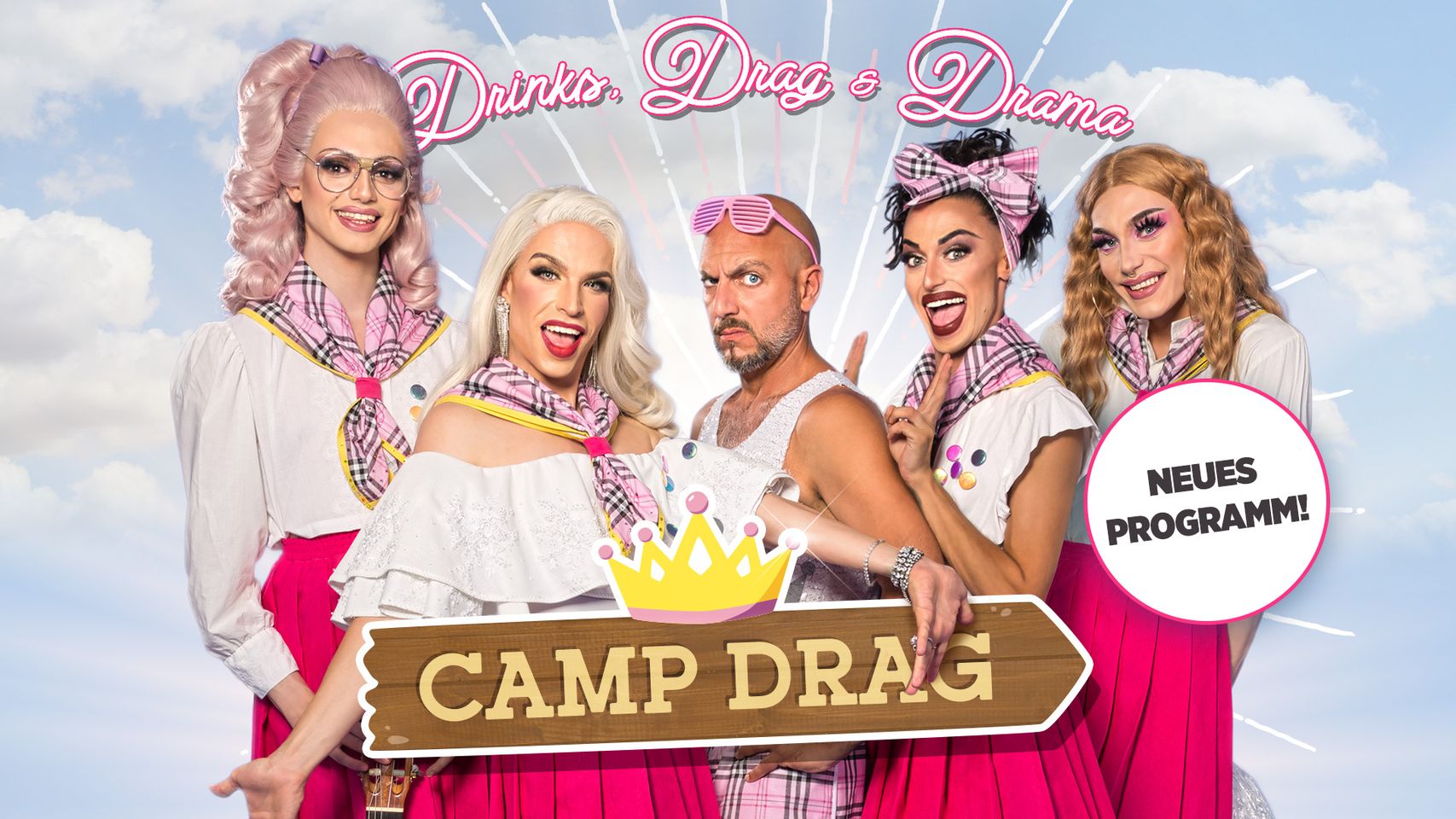 Events Wien: Drinks, Drag & Drama – Camp Drag!