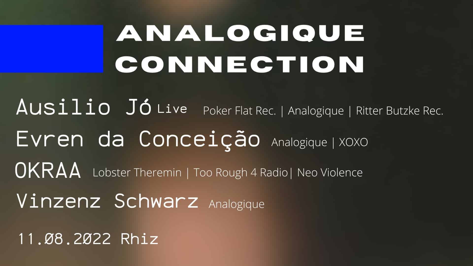 Events Wien: Analogique Connection / RHIZ