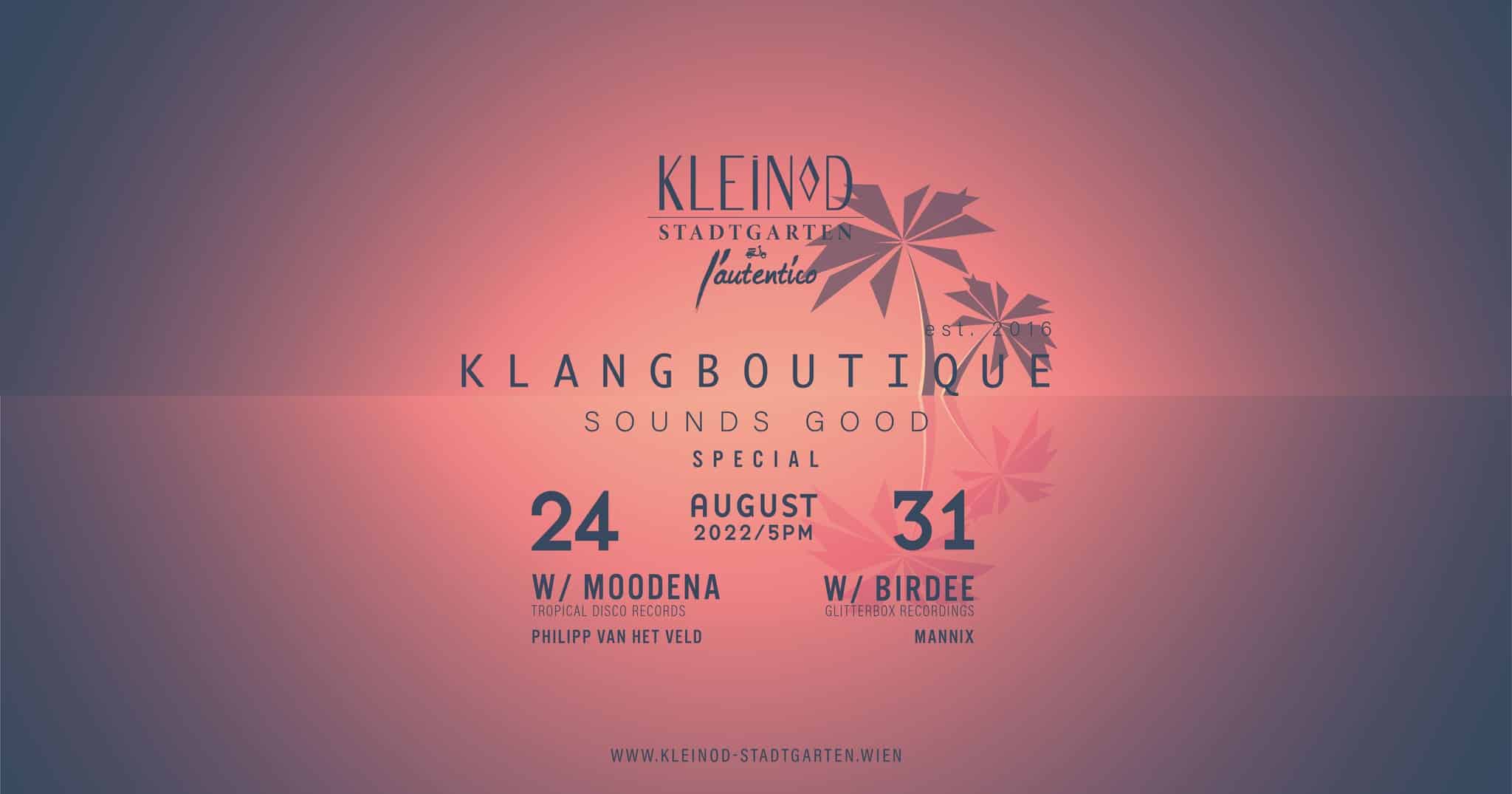 Events Wien: KLANGBOUTIQUE w/ MOODENA