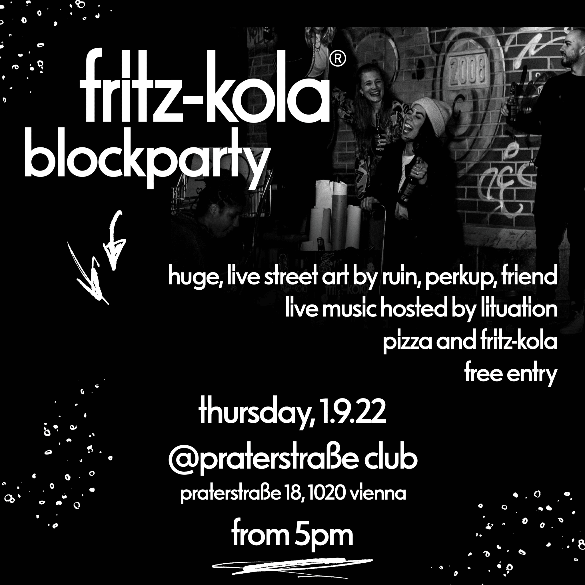 Events Wien: Fritz Kola Blockparty