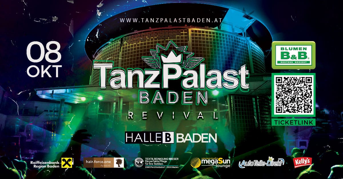 Events Wien: Tanzpalast Baden Revival powered by Blumen B&B