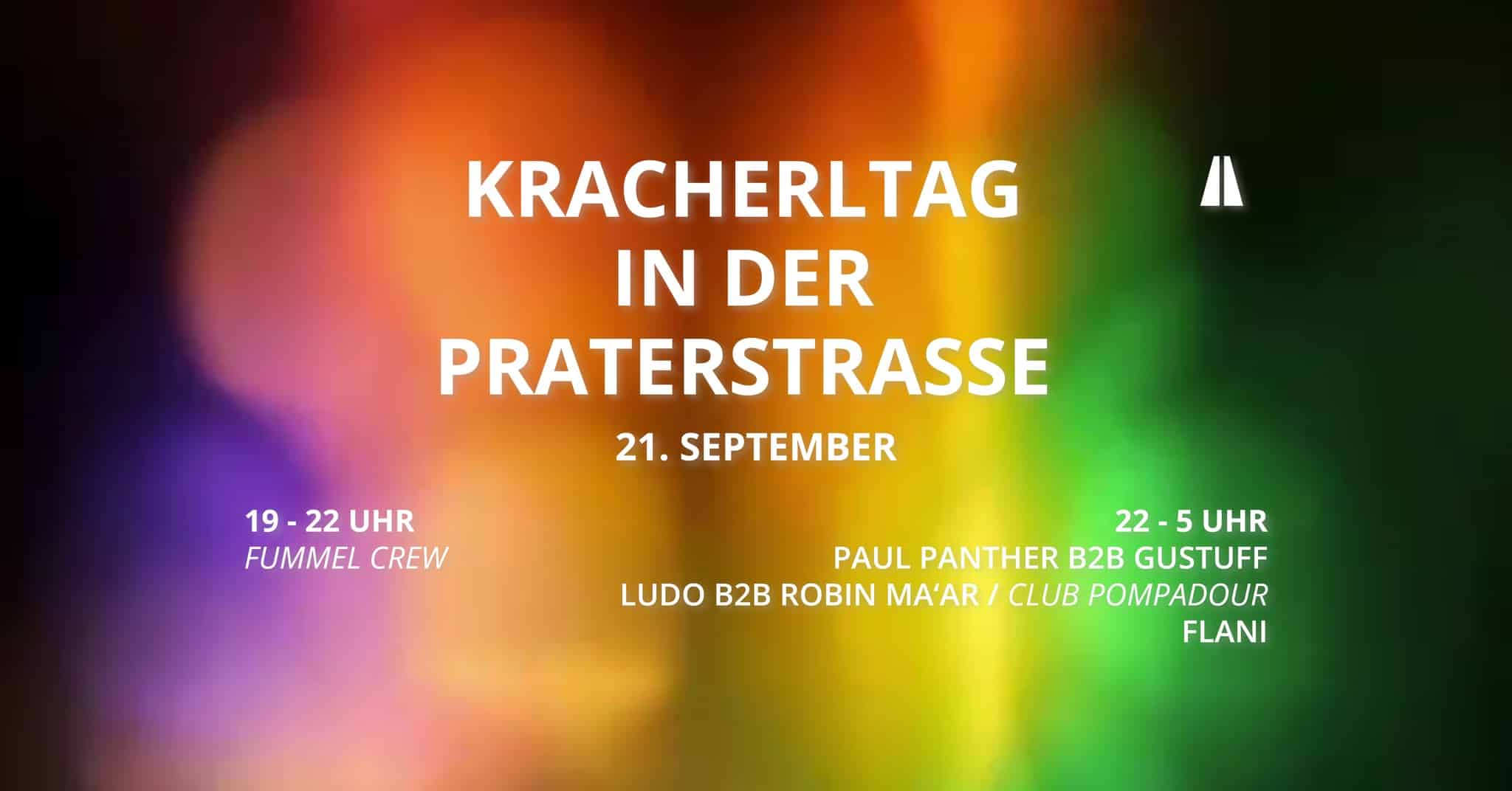 Events Wien: Kracherltag in der Praterstrasse w/ LuDo & Robin Ma’Ar