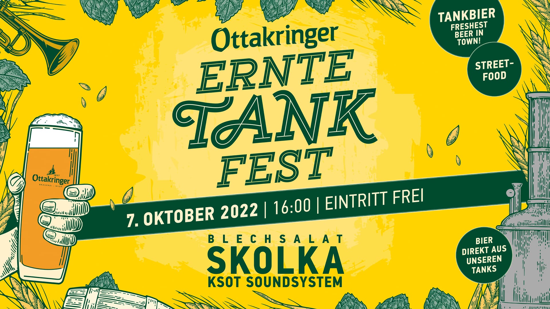 Events Wien: OTTAKRINGER ERNTETANKFEST