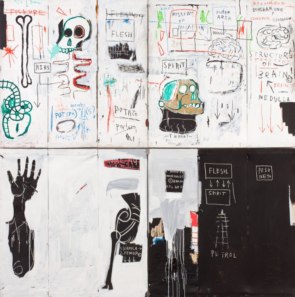jean michel basquiat flesh and spirit parker foundation photo courtesy of fredrik nilsen with permission from the pa