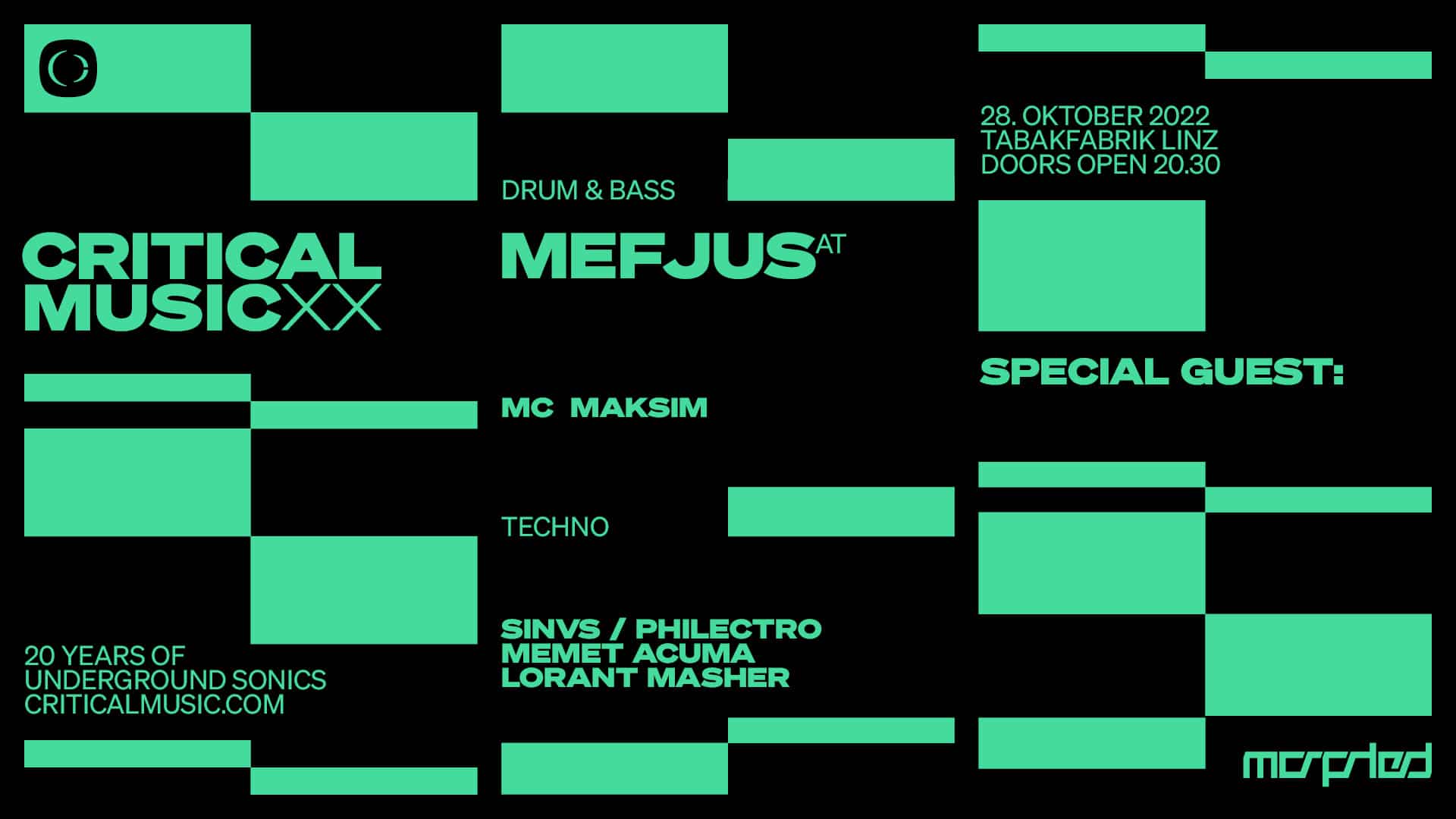 Events Wien: Morphed presents Critical XX