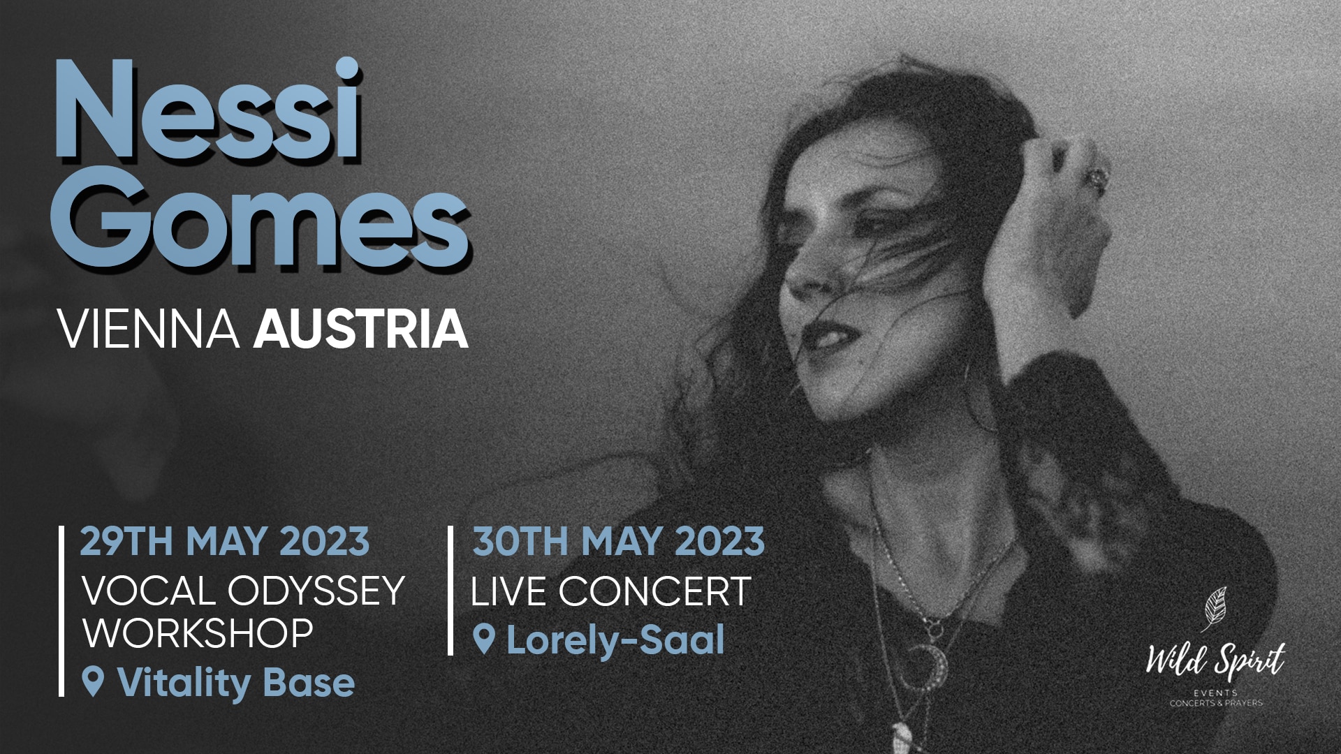 Events Wien: Nessi Gomes Live in Wien – Konzert & Vocal Odyssey Workshop