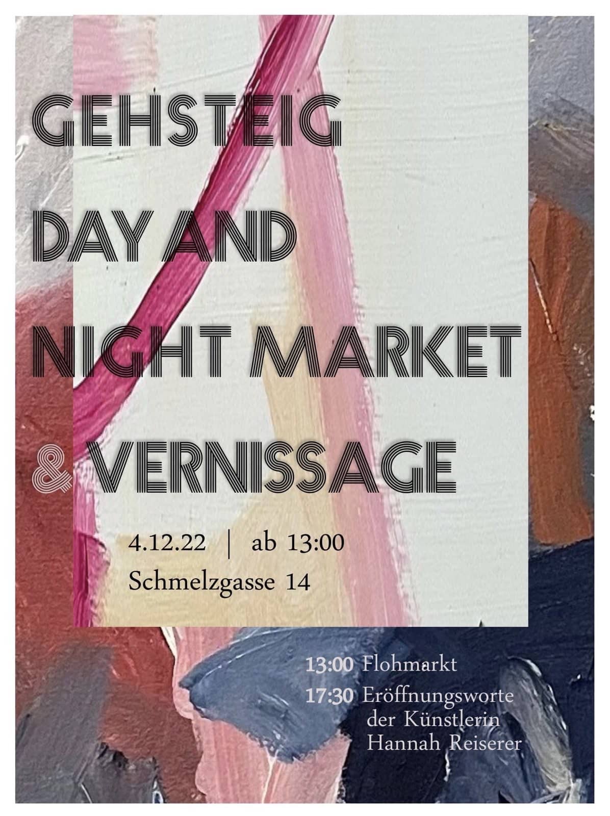 Events Wien: DAY AND NIGHT MARKET & VERNISSAGE