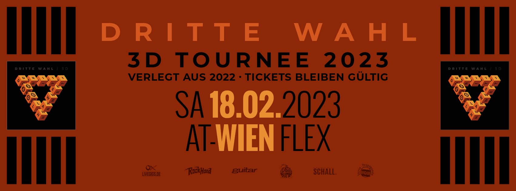 Events Wien: Dritte Wahl – 3D Tournee in Wien