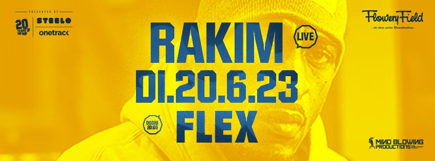 Events Wien: RAKIM // Flex Vienna