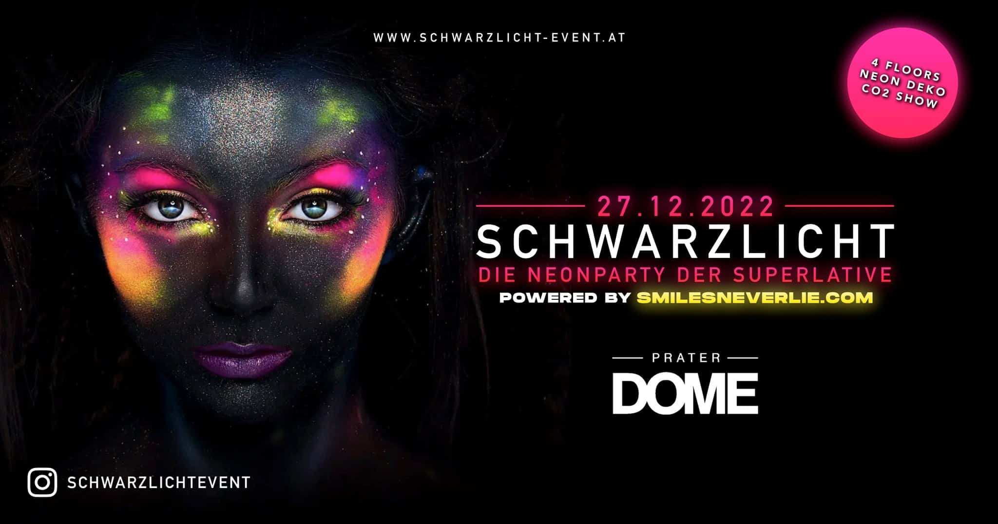 Events Wien: SCHWARZLICHT • 27.12.22 • XXL Edition