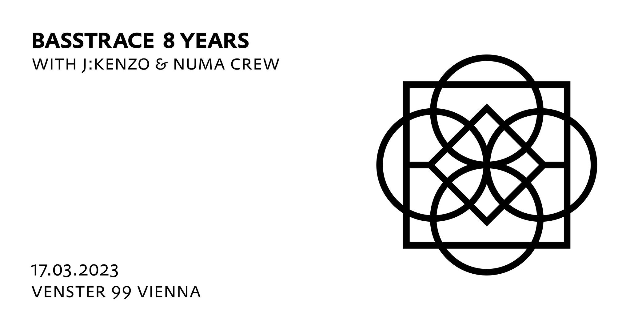 Events Wien: BASSTRACE 8 YEARS with J:KENZO & NUMA CREW