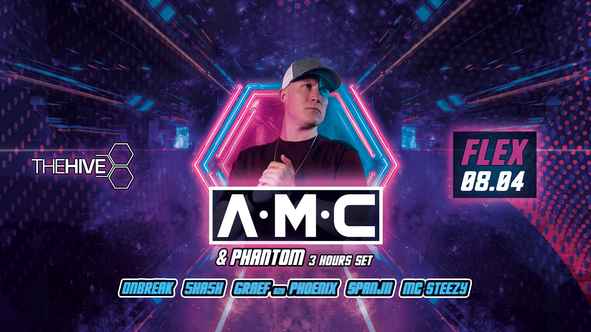 Events Wien: THE HIVE presents A.M.C (3 hours set) feat. MC Phantom