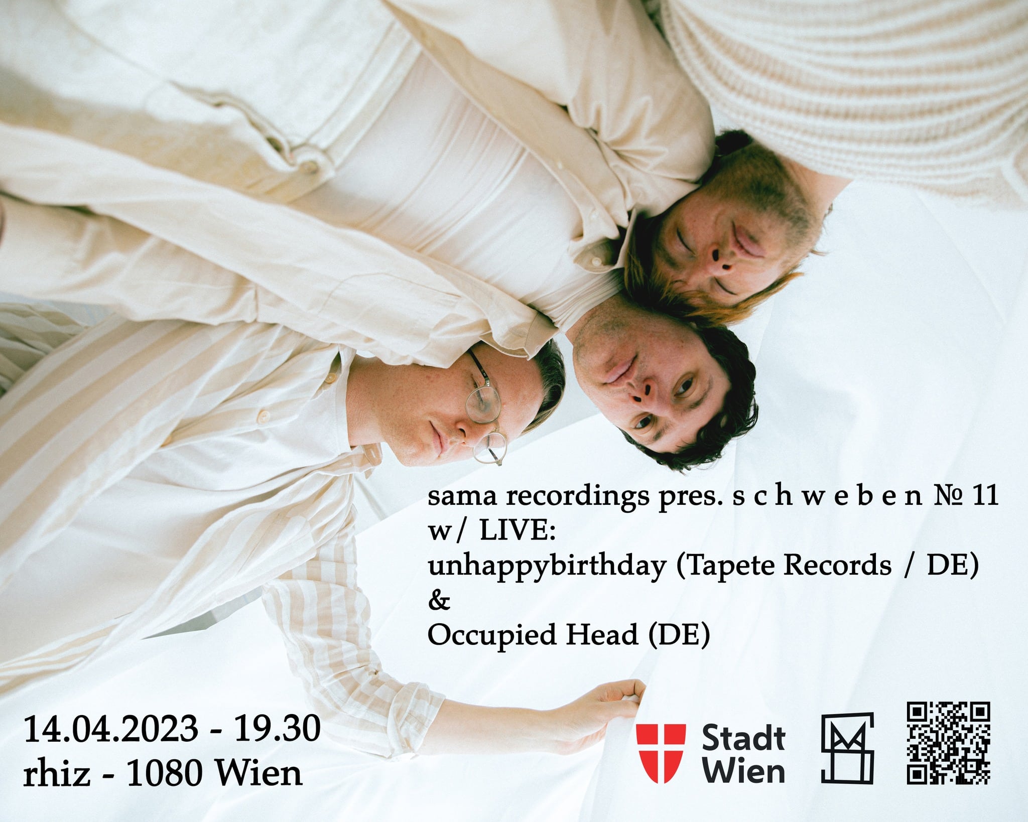 Events Wien: sama recordings pres. s c h w e b e n № 11 w/ LIVE: unhappybirthday + Occupied Head