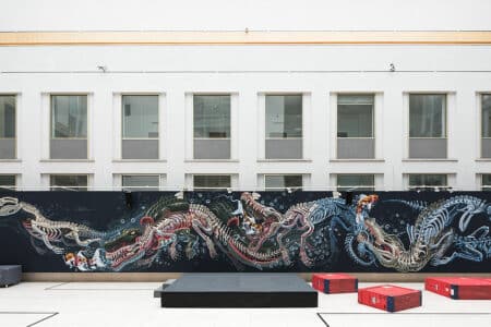 Takeover. Street Art Skateboarding 5. Juli 2019 bis 1. September 2019 Wien Museum Karlsplatz Nychos Crocodile Rock Foto Christoph Schlessmann