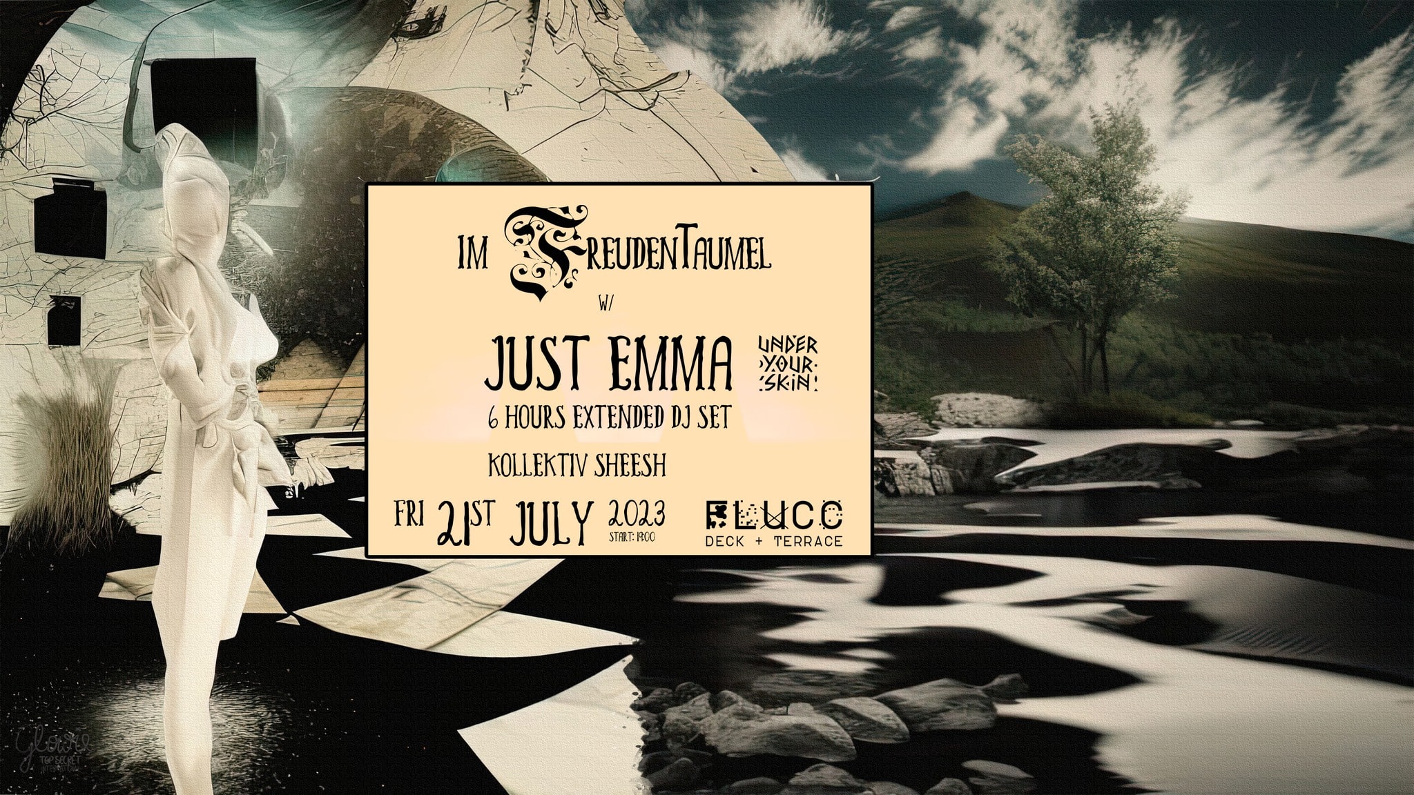 Events Wien: Im Freudentaumel w/ Just Emma Extended 6h Set (Underyourskin / Berlin)