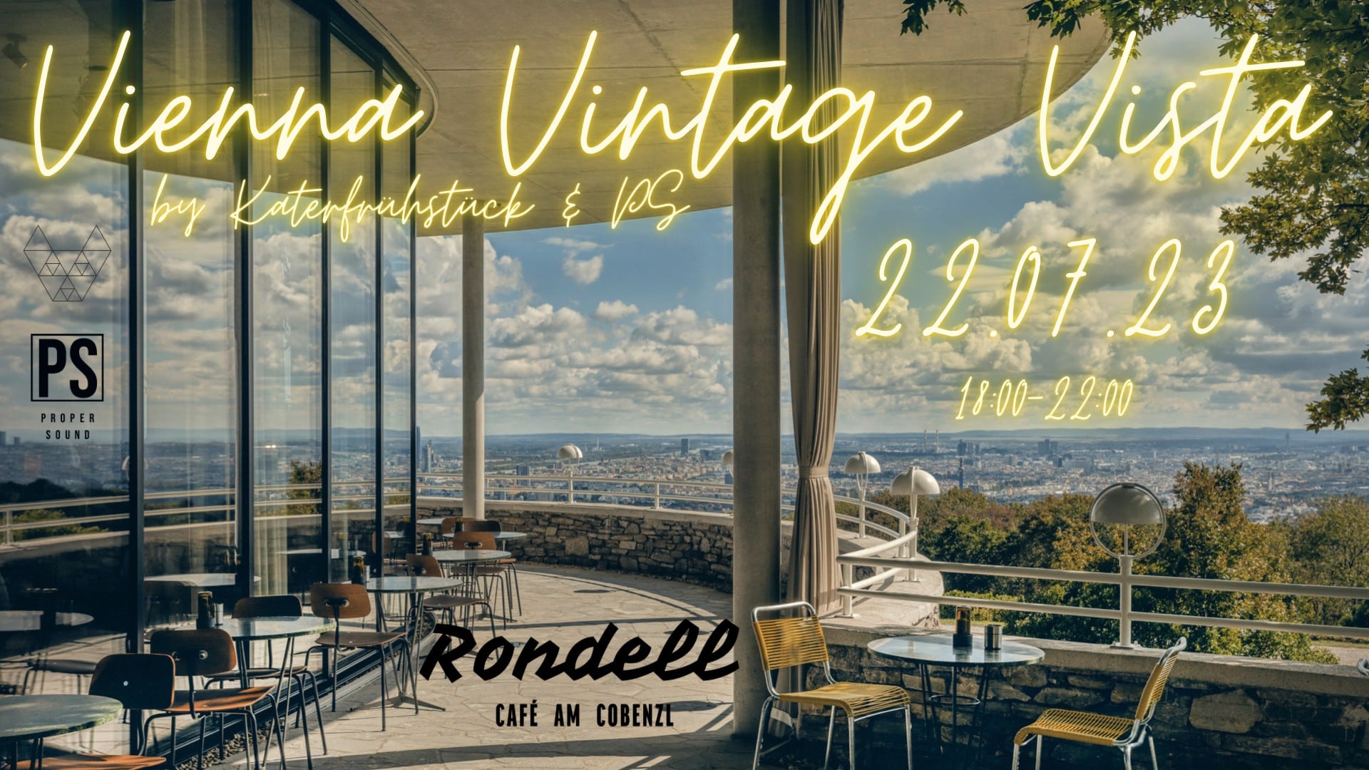 Events Wien: Vienna Vintage Vista – Sundowner Sessions by Katerfrühstück und Proper Sound