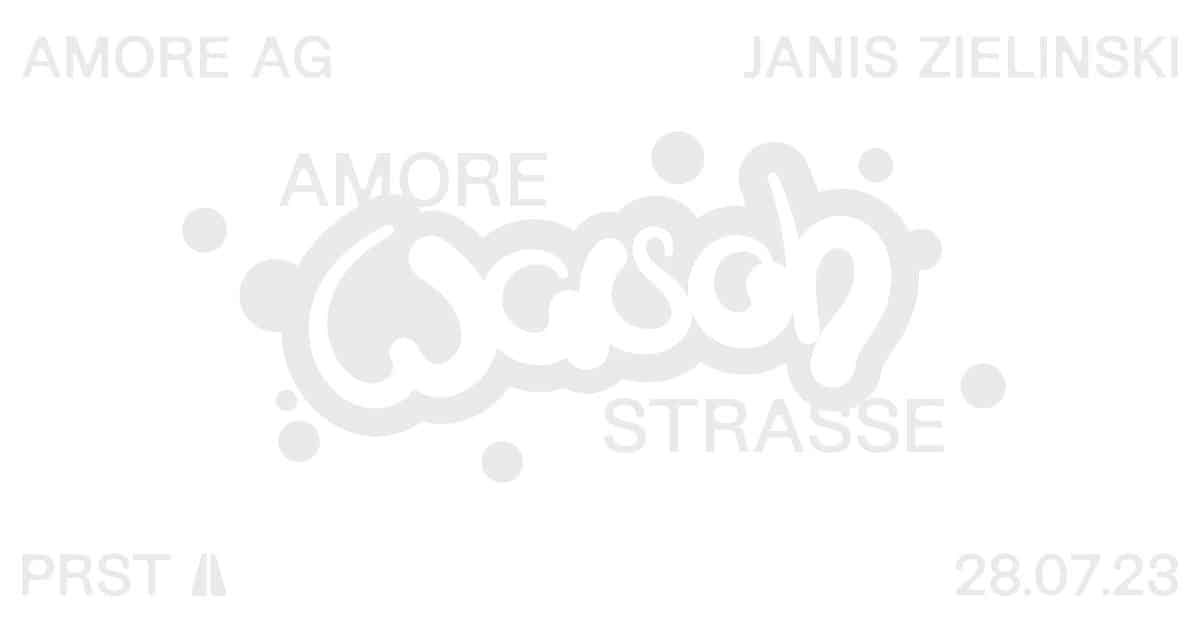 Events Wien: AMORE WASCHSTRASSE w/ JANIS ZIELINSKI, DJ FRAUENQUOTE, AIMÉ, MULTIPLA V8, FLAUXPAS & DJ SPRUDEL