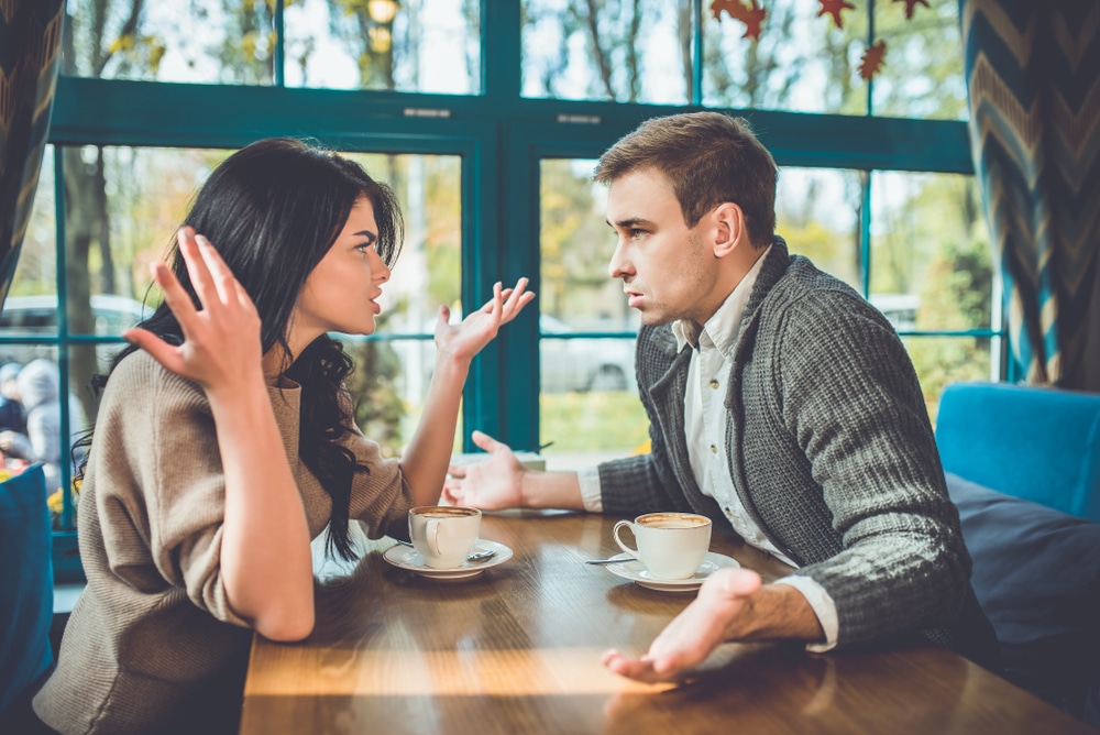 The,Couple,Quarreling,In,The,Restaurant