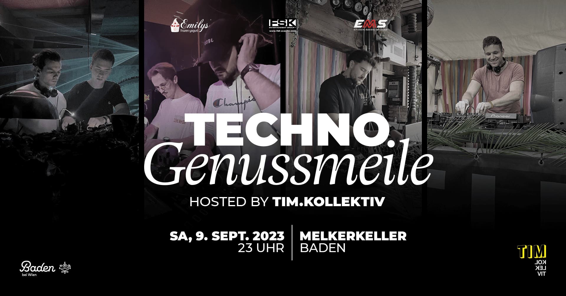 Events Wien: TECHNO GENUSSMEILE – hosted by “tim.kollektiv“