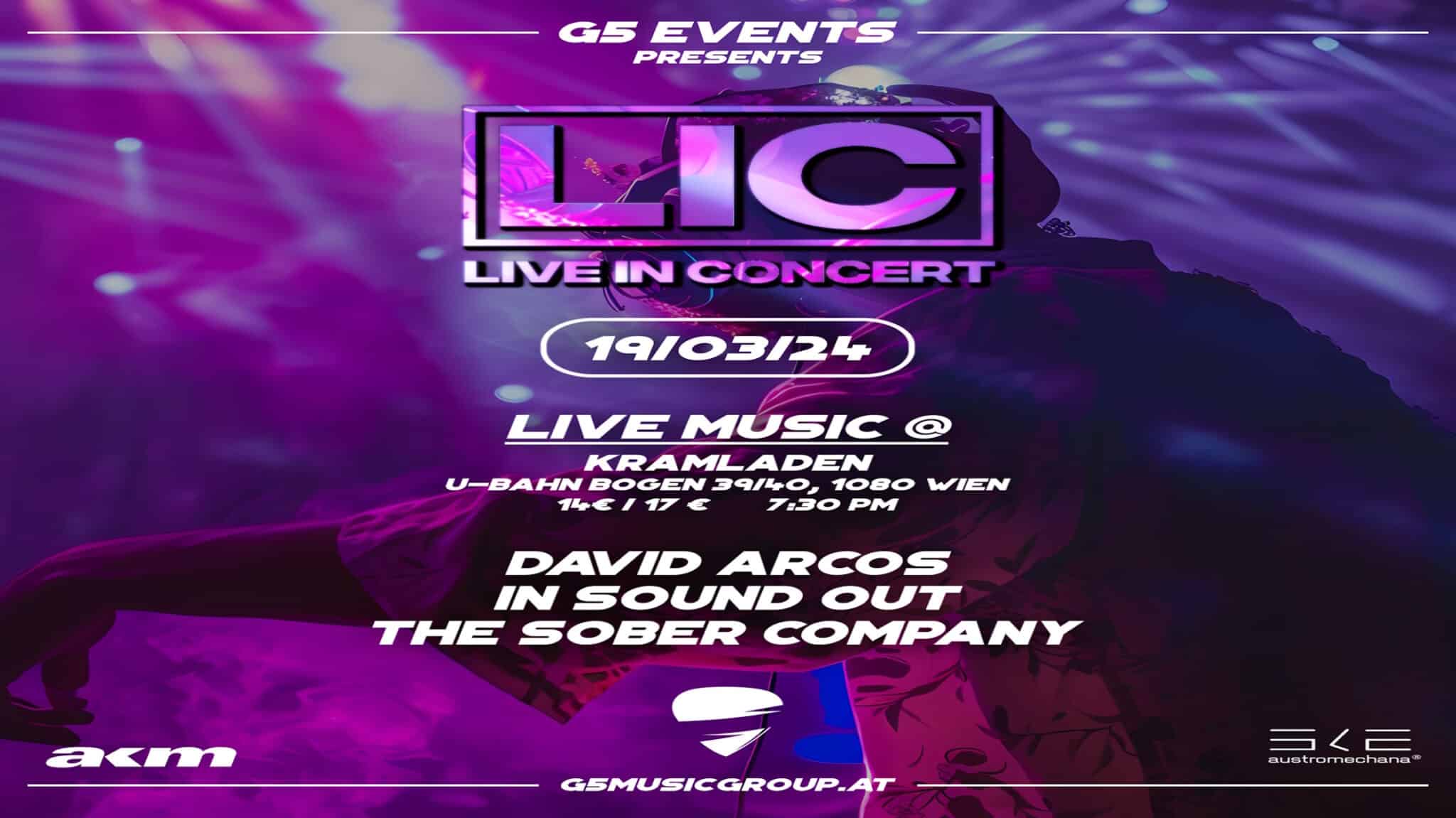 Events Wien: LIC – Live in Concert