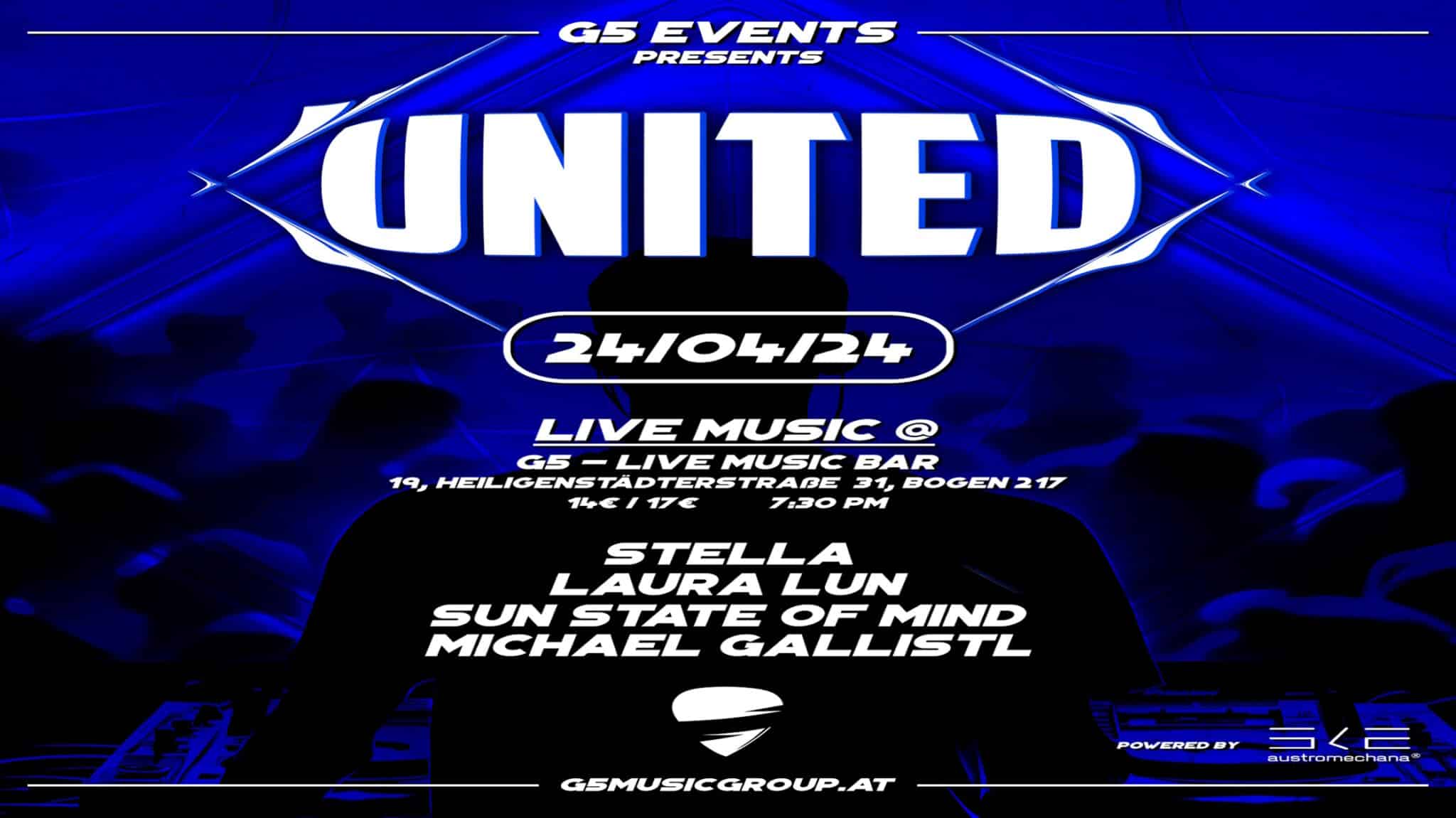 Events Wien: United @ G5 Live-Music-Bar