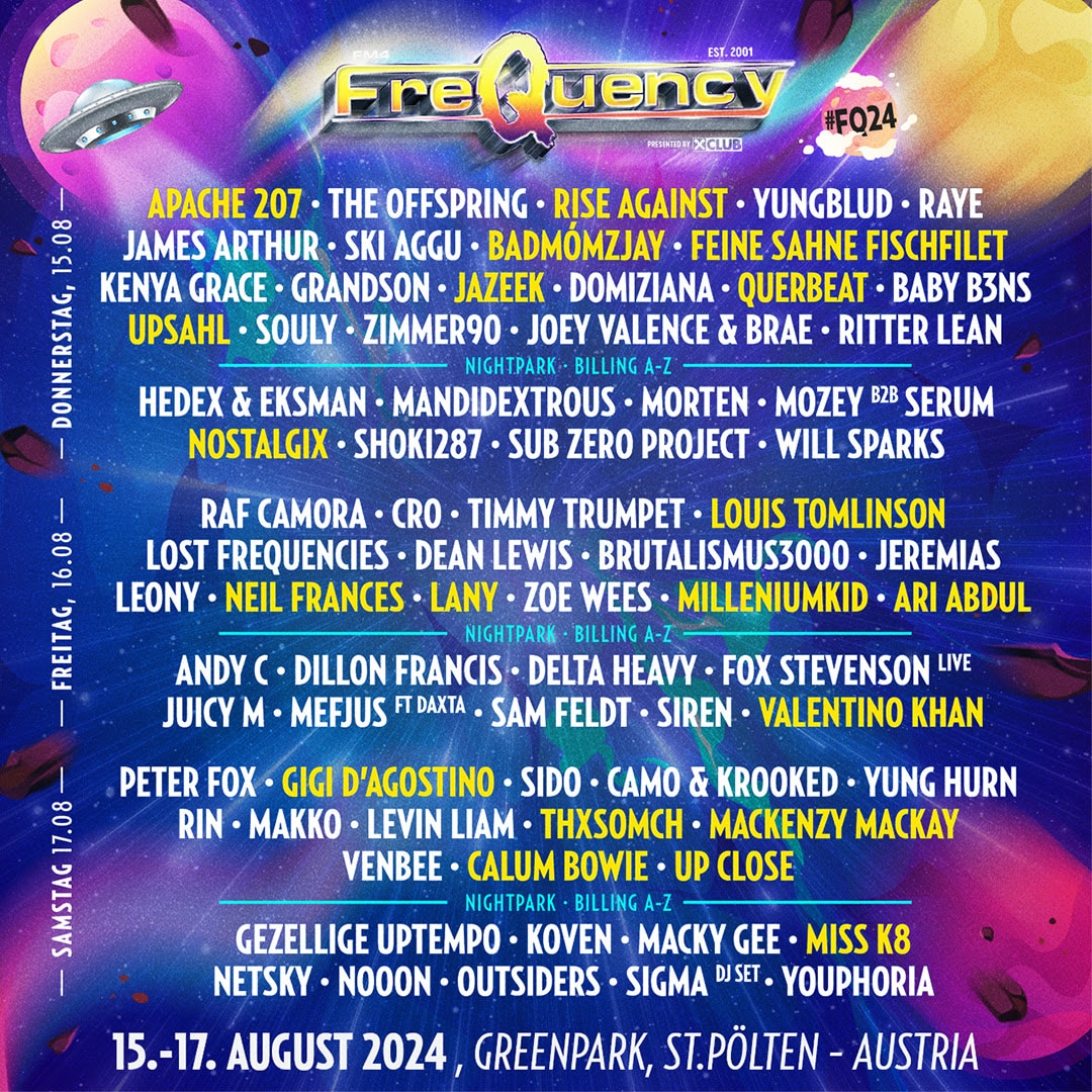 Events Wien: FM4 FREQUENCY FESTIVAL