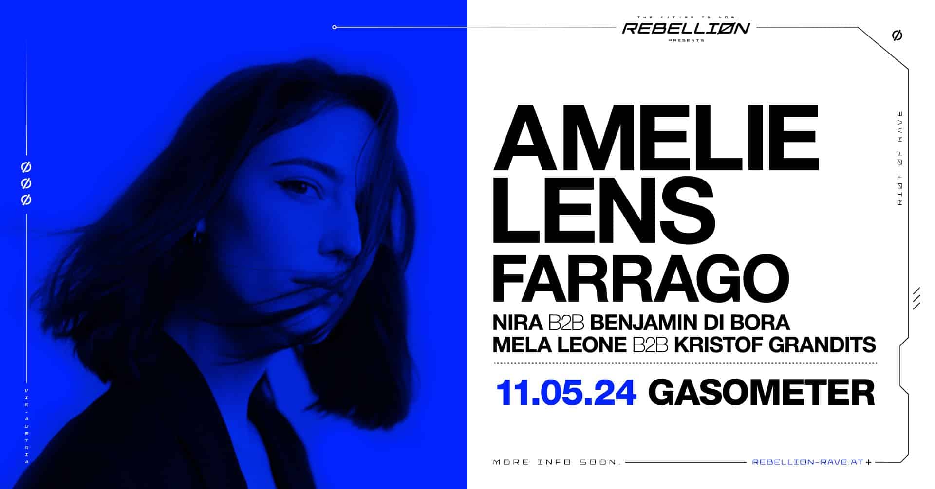 Events Wien: AMELIE LENS pres. by REBELLIØN | Gasometer Vienna