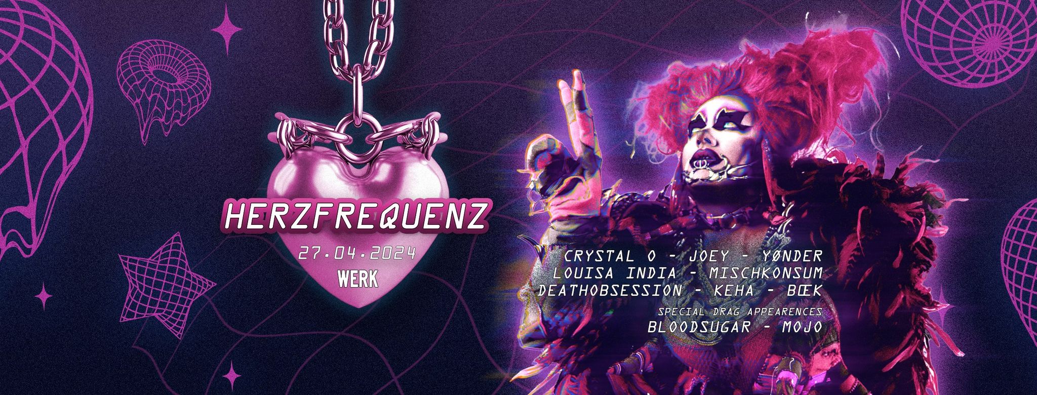 Events Wien: HERZFREQUENZ – A DRAG RAVE