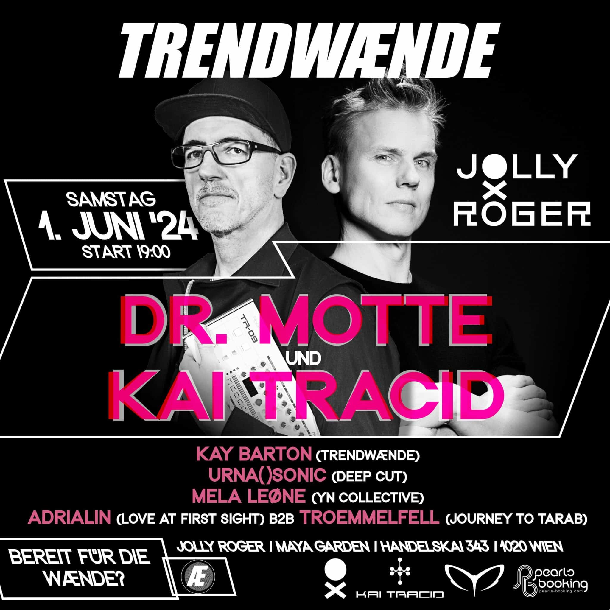 Events Wien: TRENDWÆNDE präsentiert DR. MOTTE & KAI TRACID