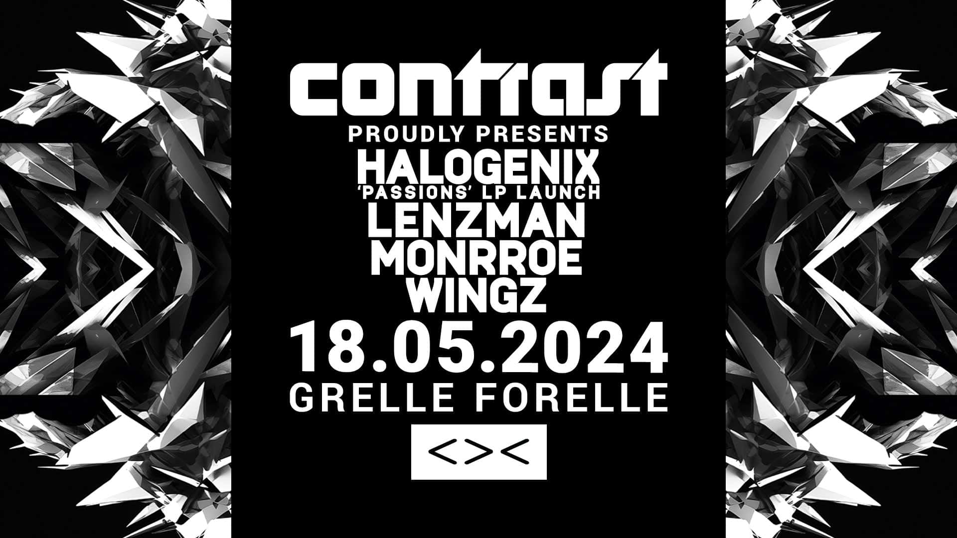 Events Wien: CONTRAST pres. HALOGENIX + LENZMAN + MONRROE + WINGZ | 18+