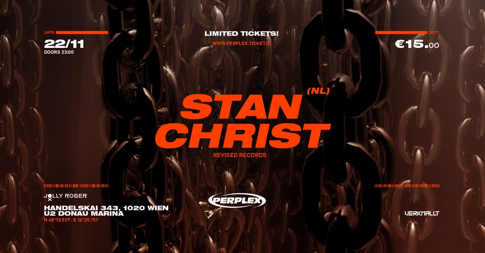 Events Wien: PERPLEX w/ STAN CHRIST