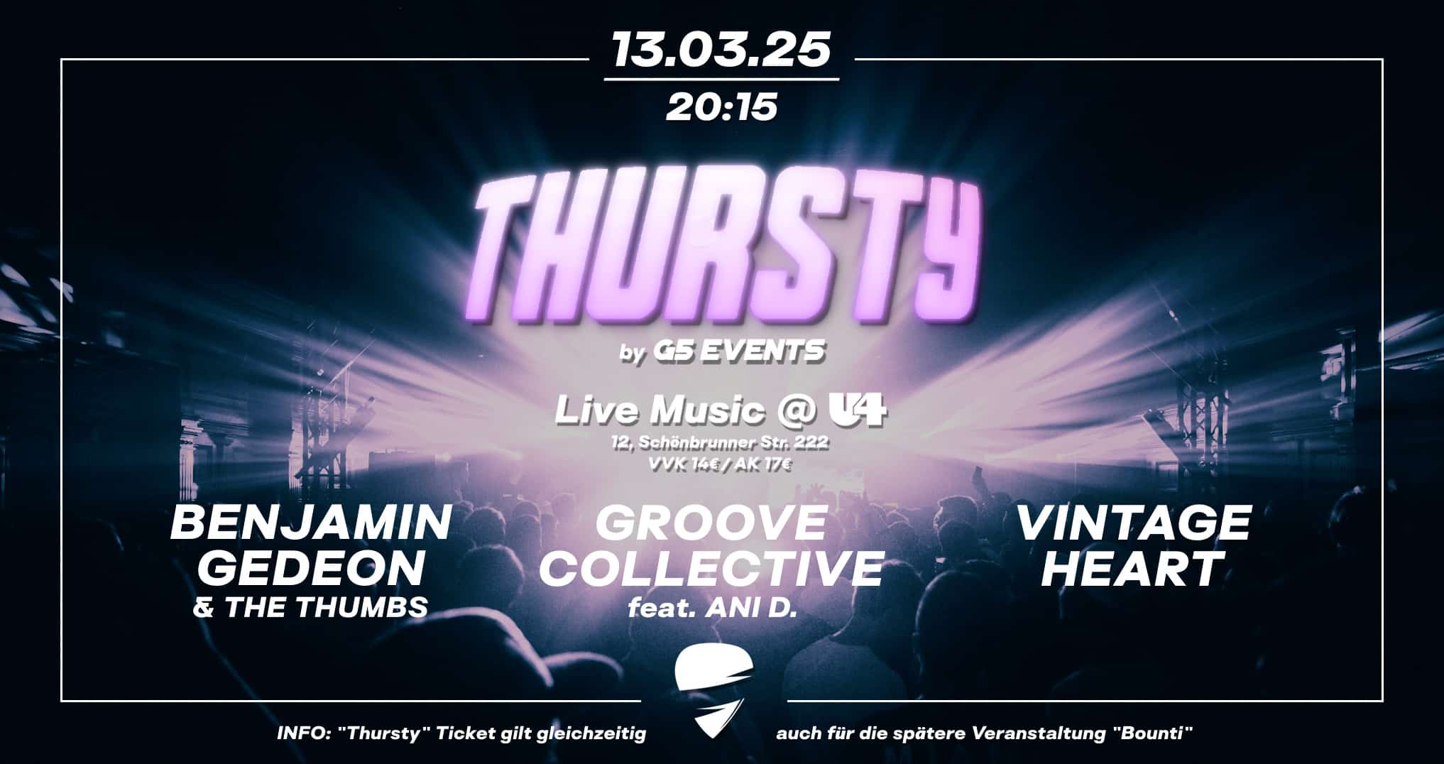 Events Wien: Thursty @ U4