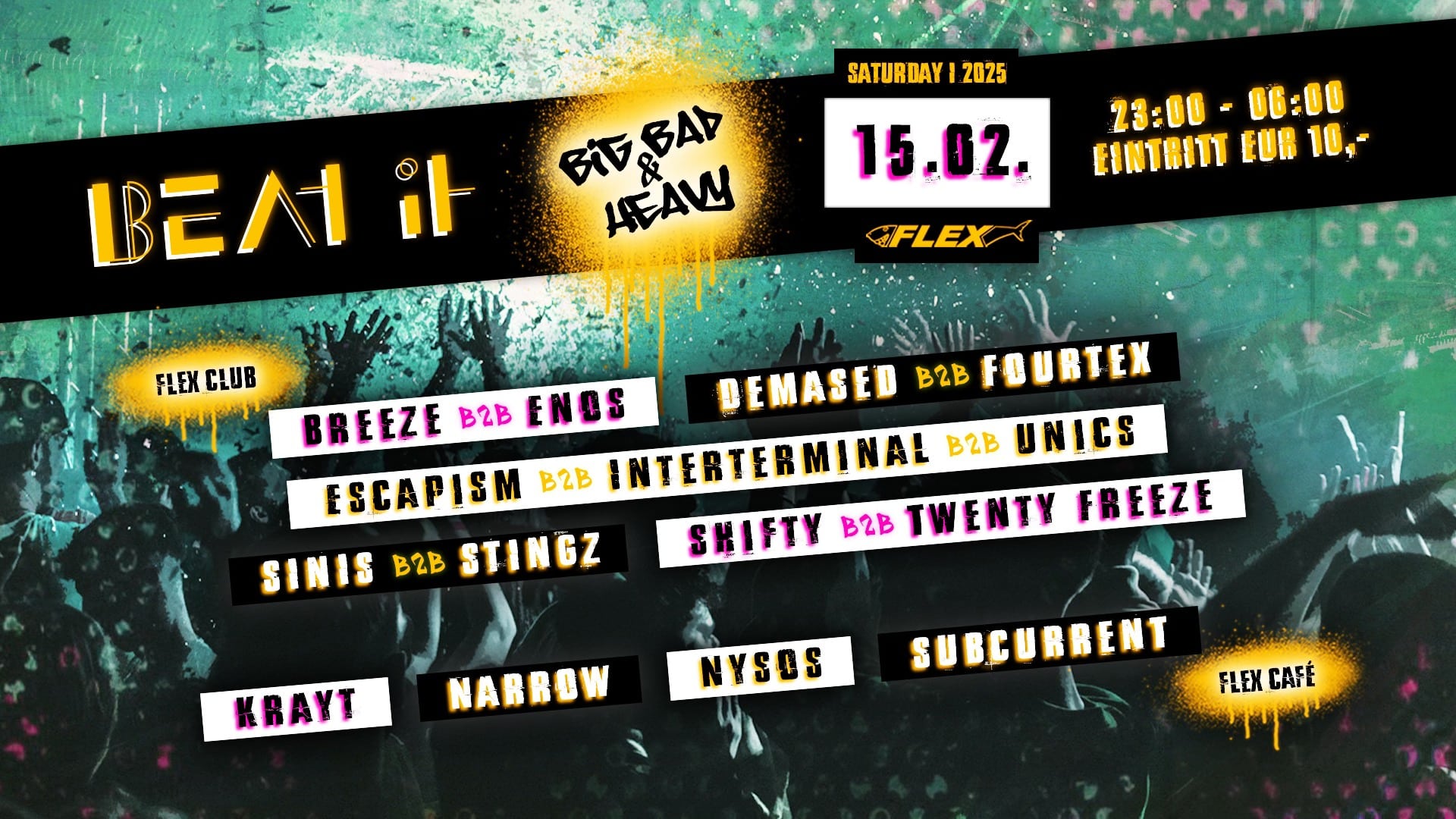 Events Wien: BEAT IT: Big Bad & Heavy Edition