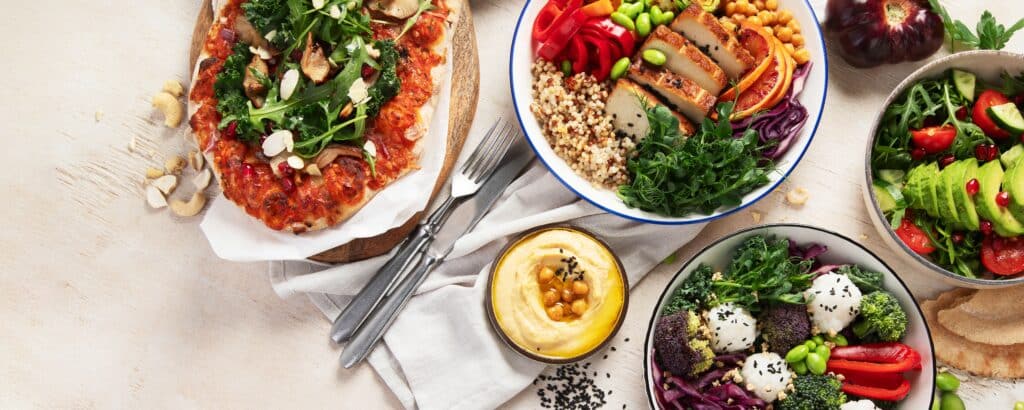 Vegetarian,Food,Concept ,Set,Of,Healthy,Vegetarian,Food,,Salad,,Avocado,