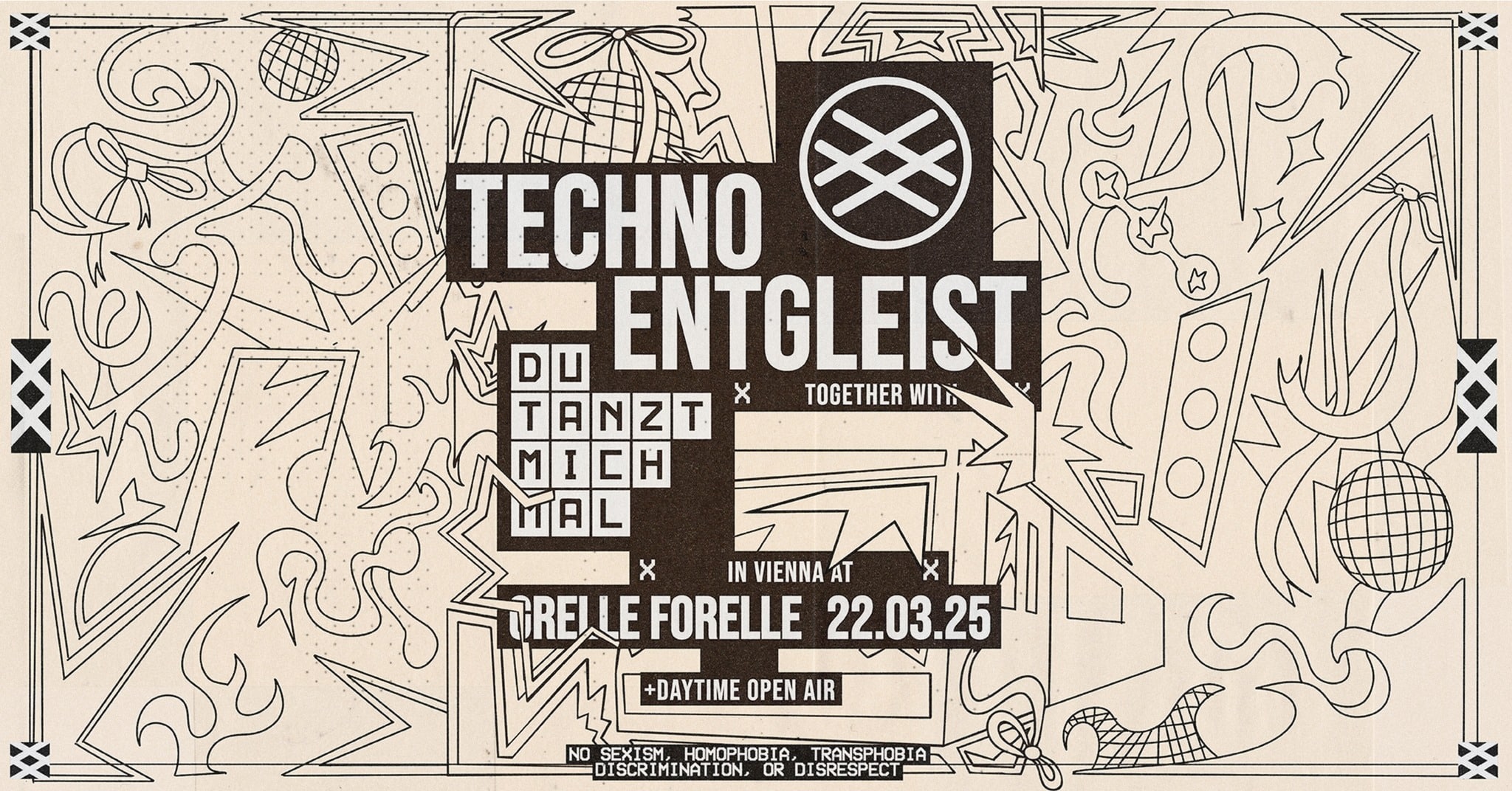 Events Wien: TECHNO ENTGLEIST x DU TANZ MICH MAL | OPEN AIR & INDOOR