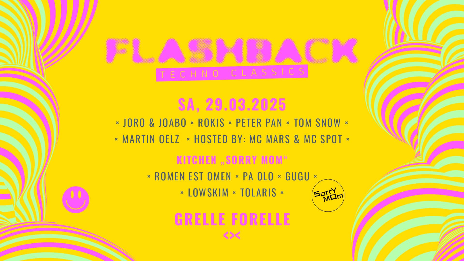 Events Wien: FLASHBACK RAVE <>< "Techno Classics" @ GRELLE FORELLE