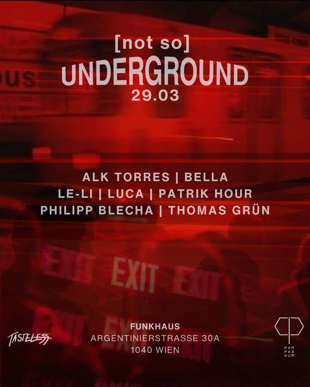 Events Wien: [not so] UNDERGROUND – funkhaus closing night