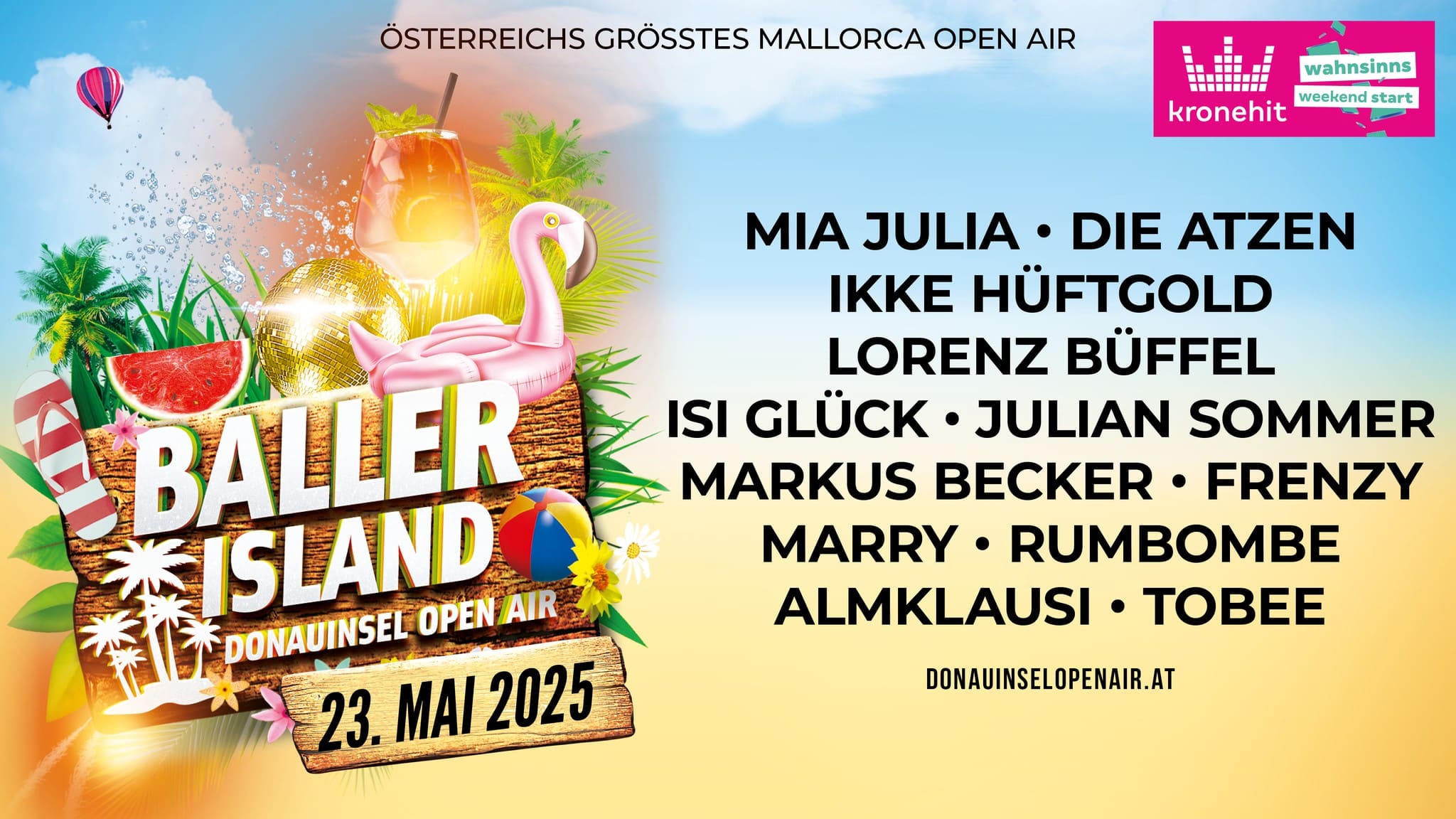 Events Wien: BALLER ISLAND | ÖSTERREICHS GRÖSSTES MALLORCA OPEN AIR