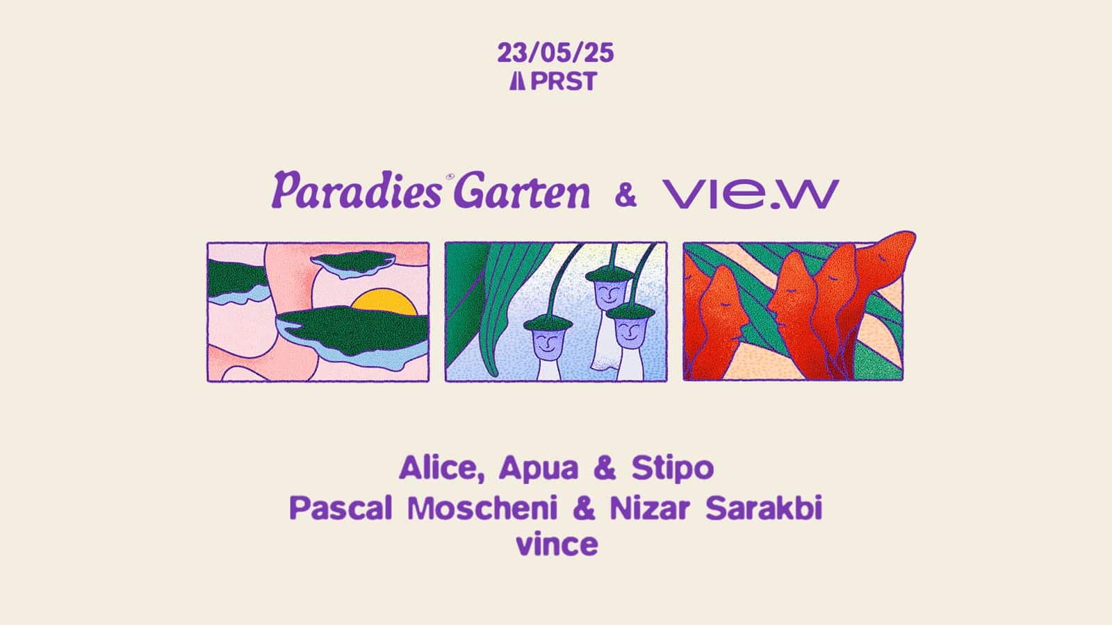 Events Wien: Paradies Garten & Vie.w x PRST
